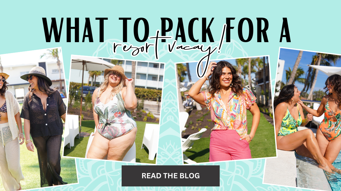 What to Pack For A Resort Vacay | Heathered Boho Boutique