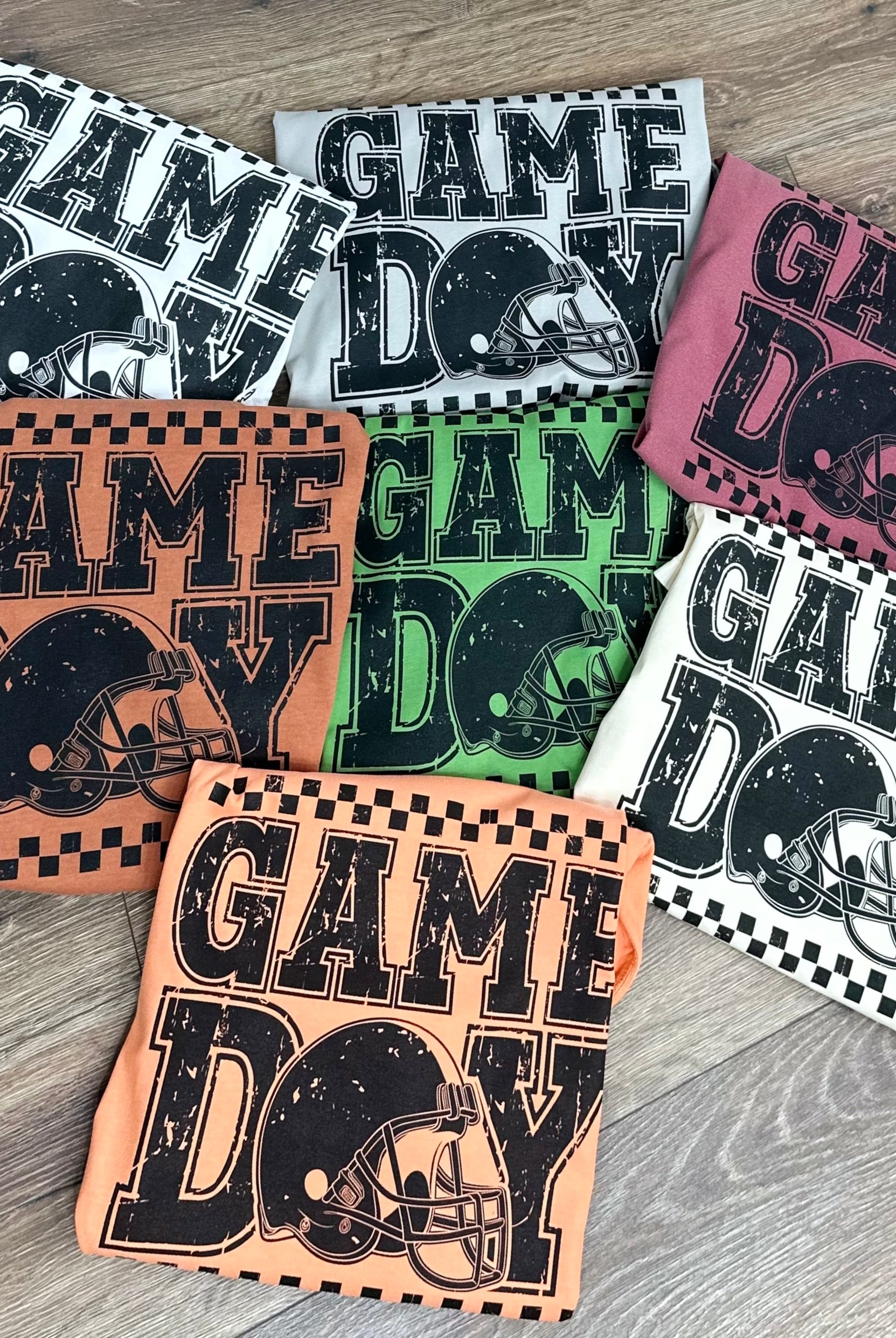 GAME DAY Graphic Tee (multiple color options)-130 Graphic Tees-Heathered Boho-Heathered Boho Boutique, Women's Fashion and Accessories in Palmetto, FL