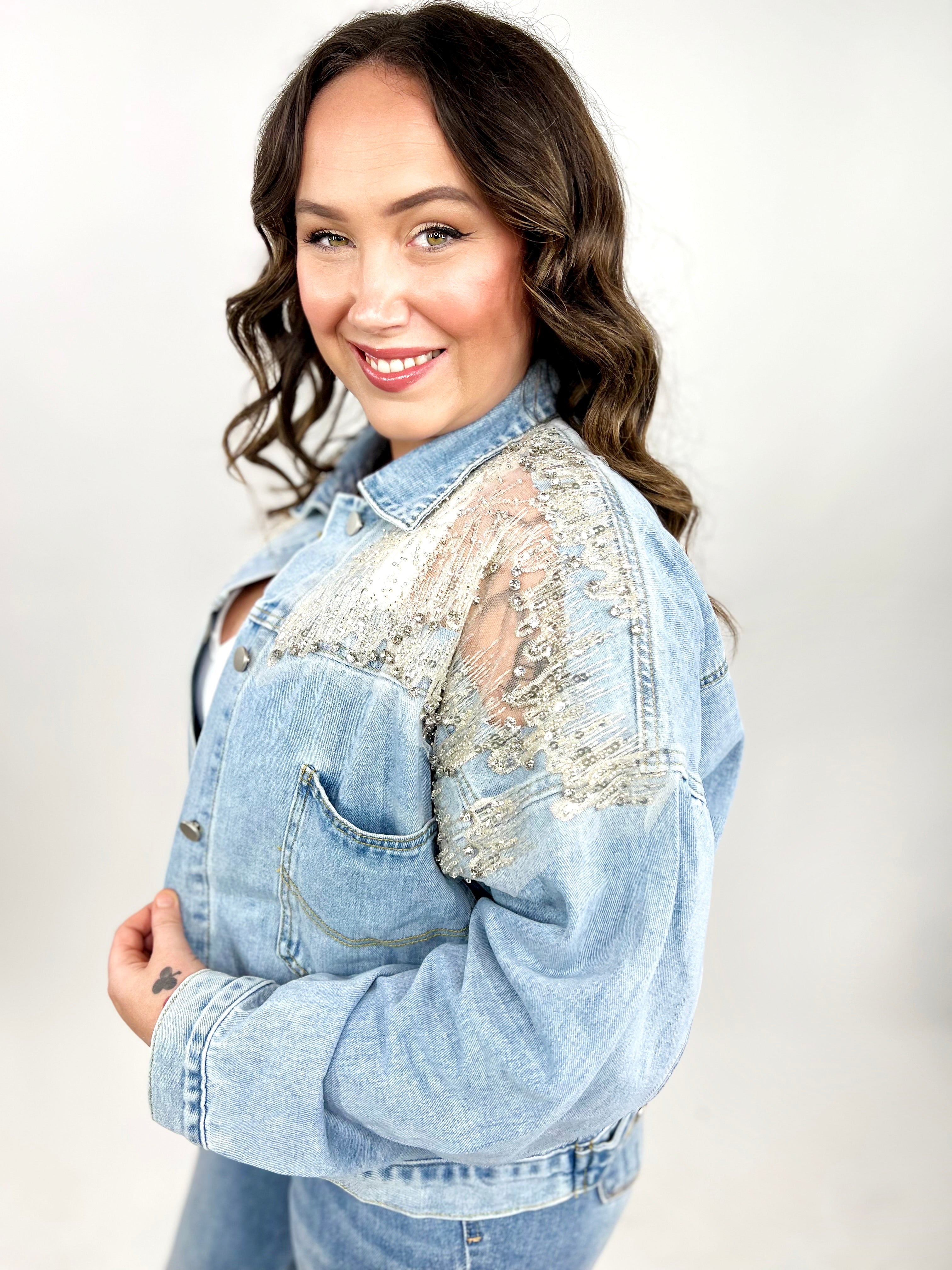 Restock: All the Glam Jacket-200 Jackets/Shackets-Davi & Dani-Heathered Boho Boutique, Women's Fashion and Accessories in Palmetto, FL