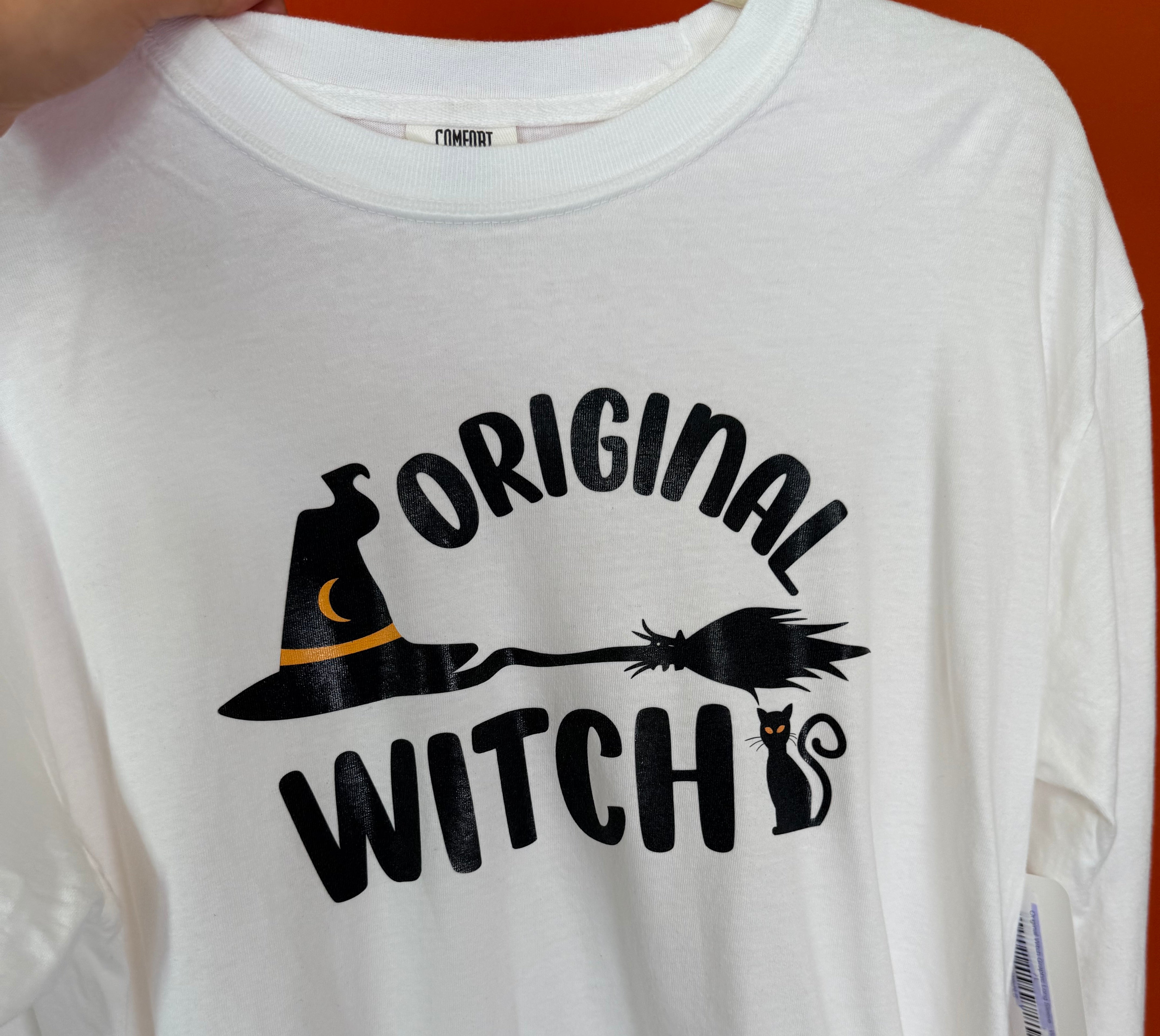 Original Witch Graphic Long Sleeve-130 Graphic Tees-Heathered Boho-Heathered Boho Boutique, Women's Fashion and Accessories in Palmetto, FL