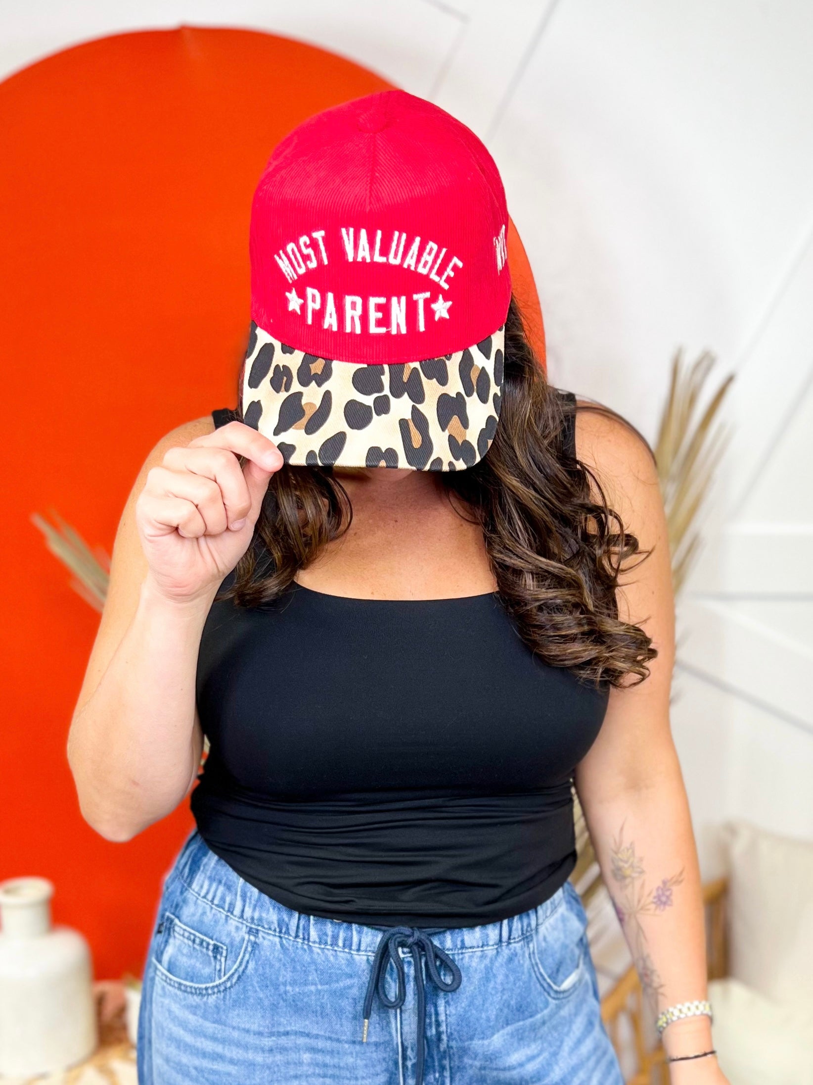 Most Valuable Parent Hat-330 Headwear-Poppy & Pine-Heathered Boho Boutique, Women's Fashion and Accessories in Palmetto, FL