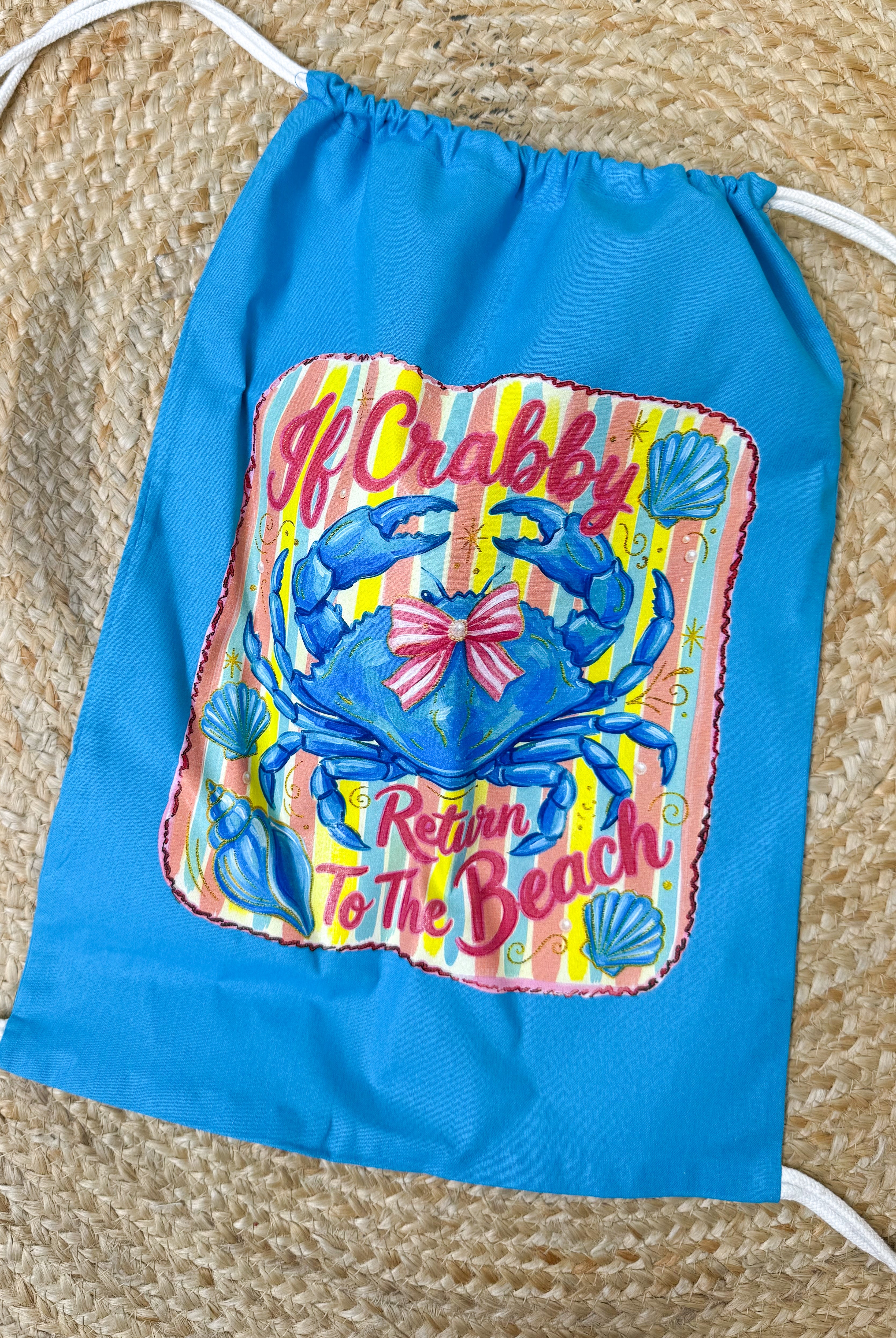 Crabby Bow Graphic Sport Bag-320 Bags-Heathered Boho-Heathered Boho Boutique, Women's Fashion and Accessories in Palmetto, FL