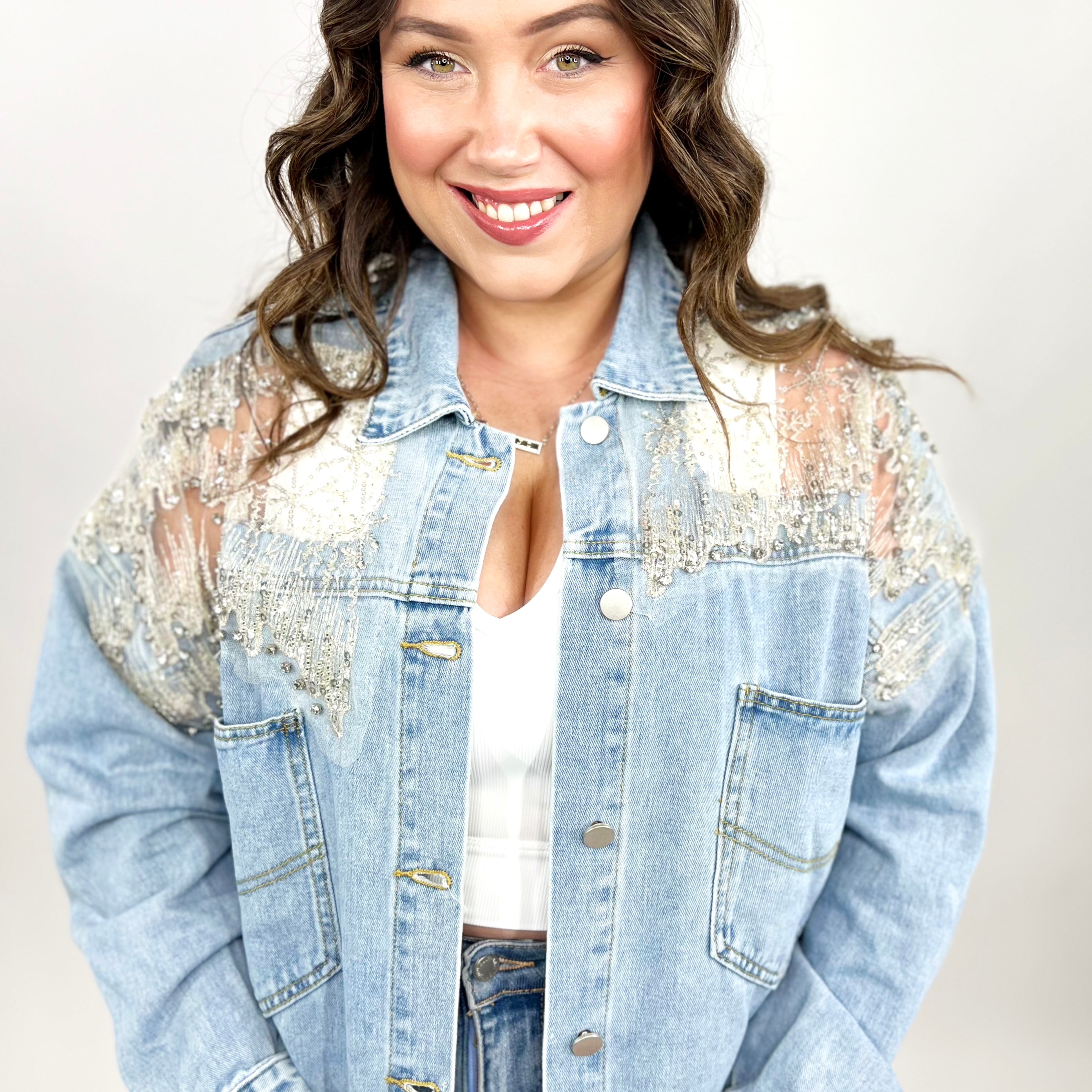 Restock: All the Glam Jacket-200 Jackets/Shackets-Davi & Dani-Heathered Boho Boutique, Women's Fashion and Accessories in Palmetto, FL