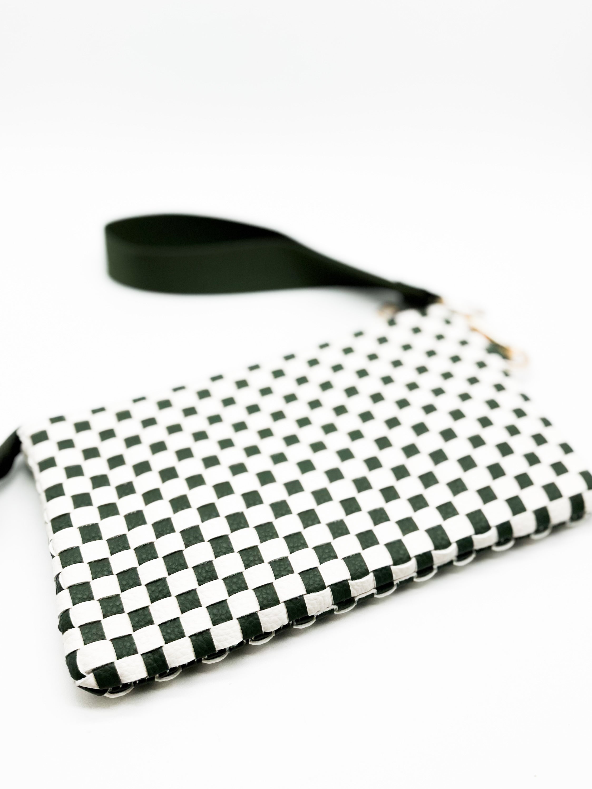 The Harper Woven Wristlet-320 BAGS-NIHAO JEWELRY-Heathered Boho Boutique, Women's Fashion and Accessories in Palmetto, FL