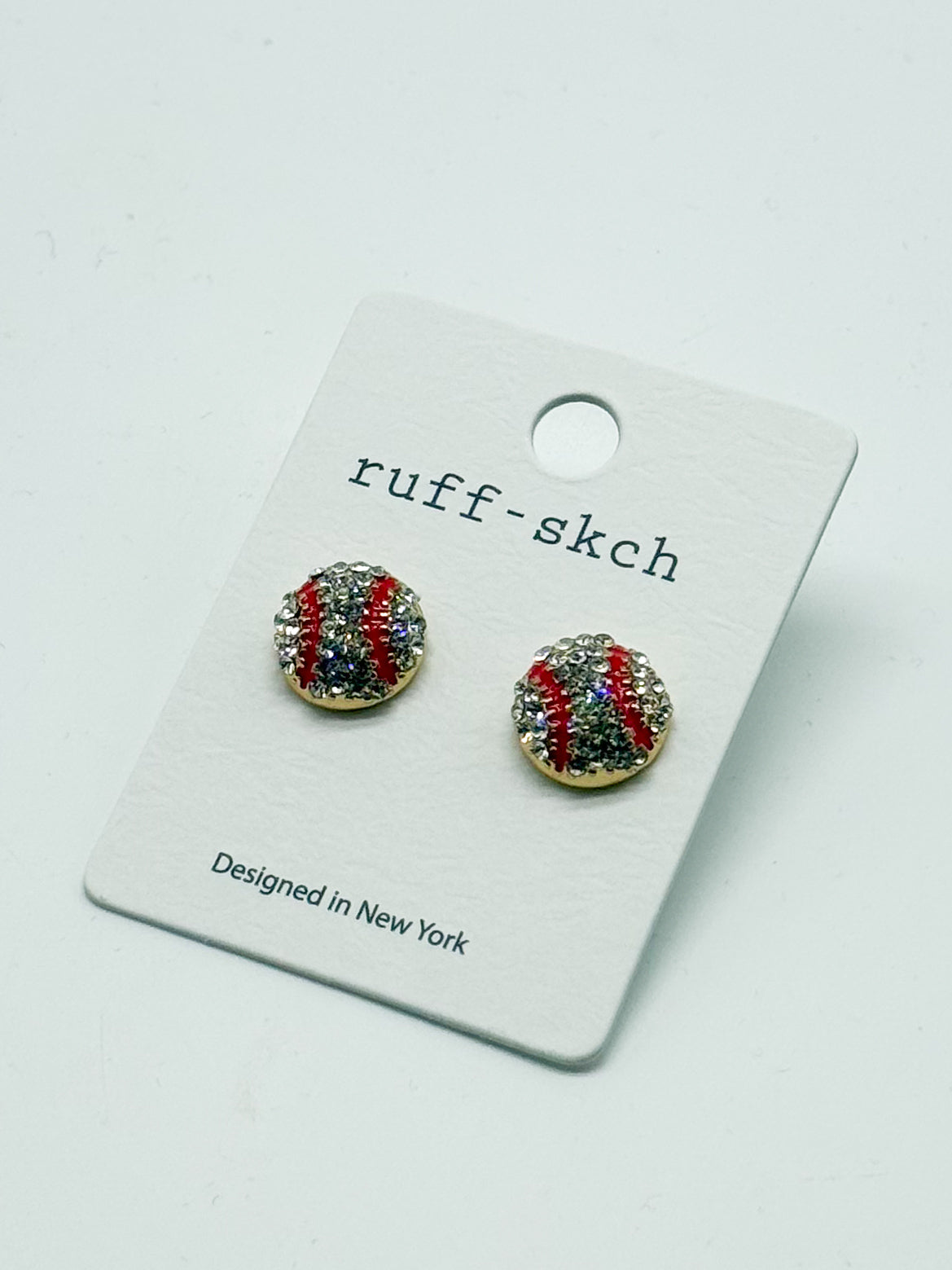 Baseball Earrings-310 Jewelry-Rough Sketch-Heathered Boho Boutique, Women's Fashion and Accessories in Palmetto, FL