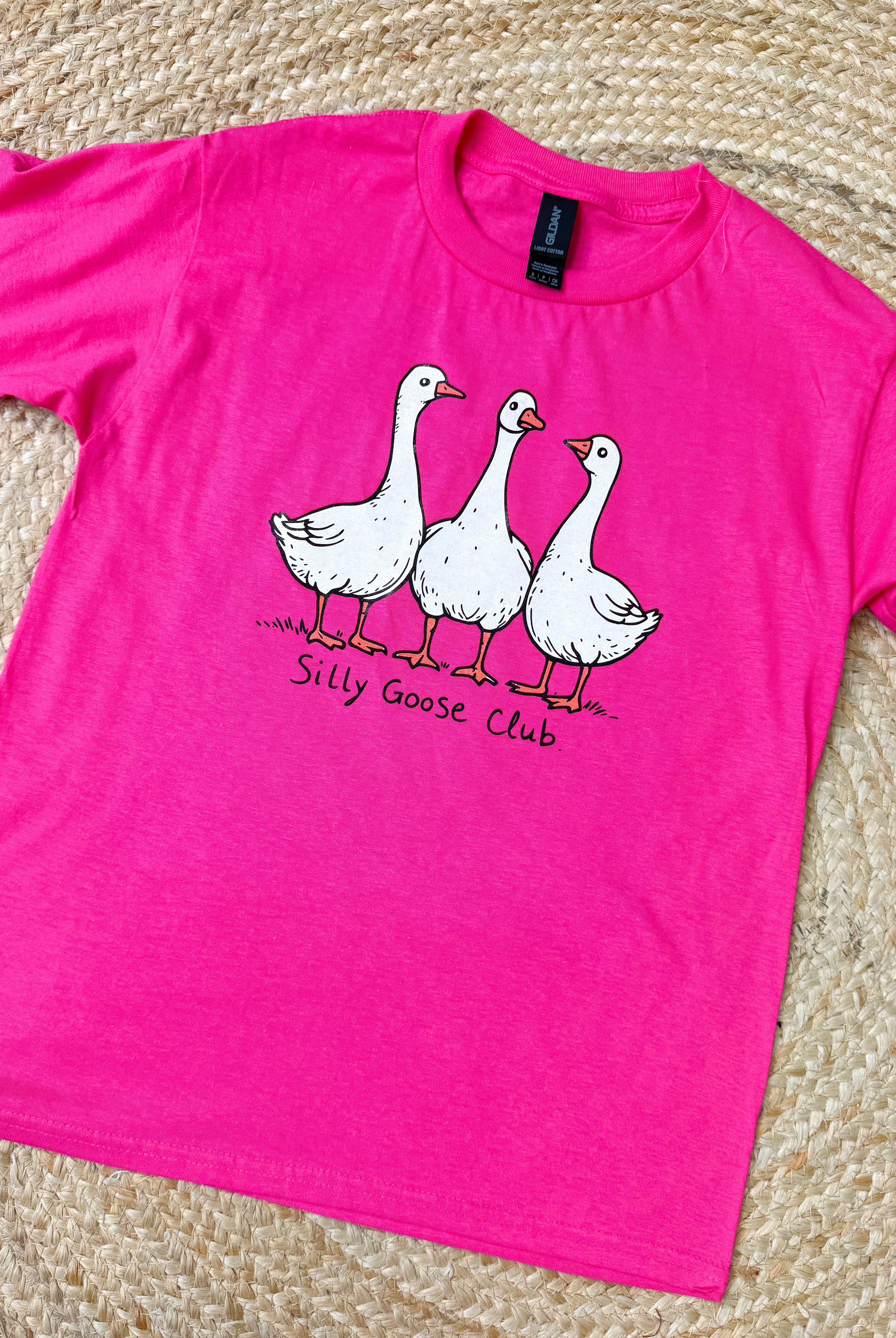 YOUTH - Silly Goose Club 2 Graphic Tee-130 Graphic Tees-Heathered Boho-Heathered Boho Boutique, Women's Fashion and Accessories in Palmetto, FL