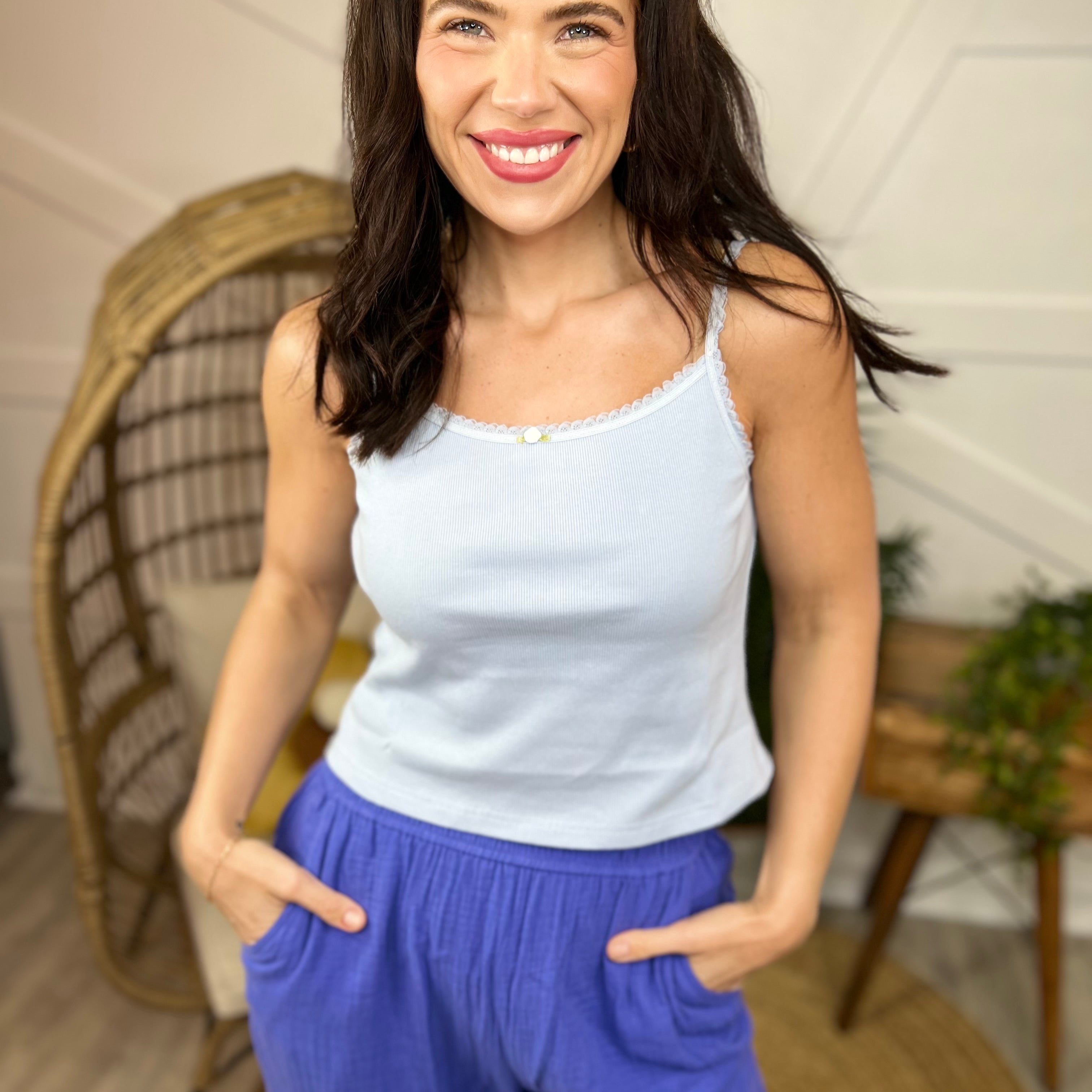 Pretty Face Tank Top-100 TANK/CROP TOPS-ODDI-Heathered Boho Boutique, Women's Fashion and Accessories in Palmetto, FL