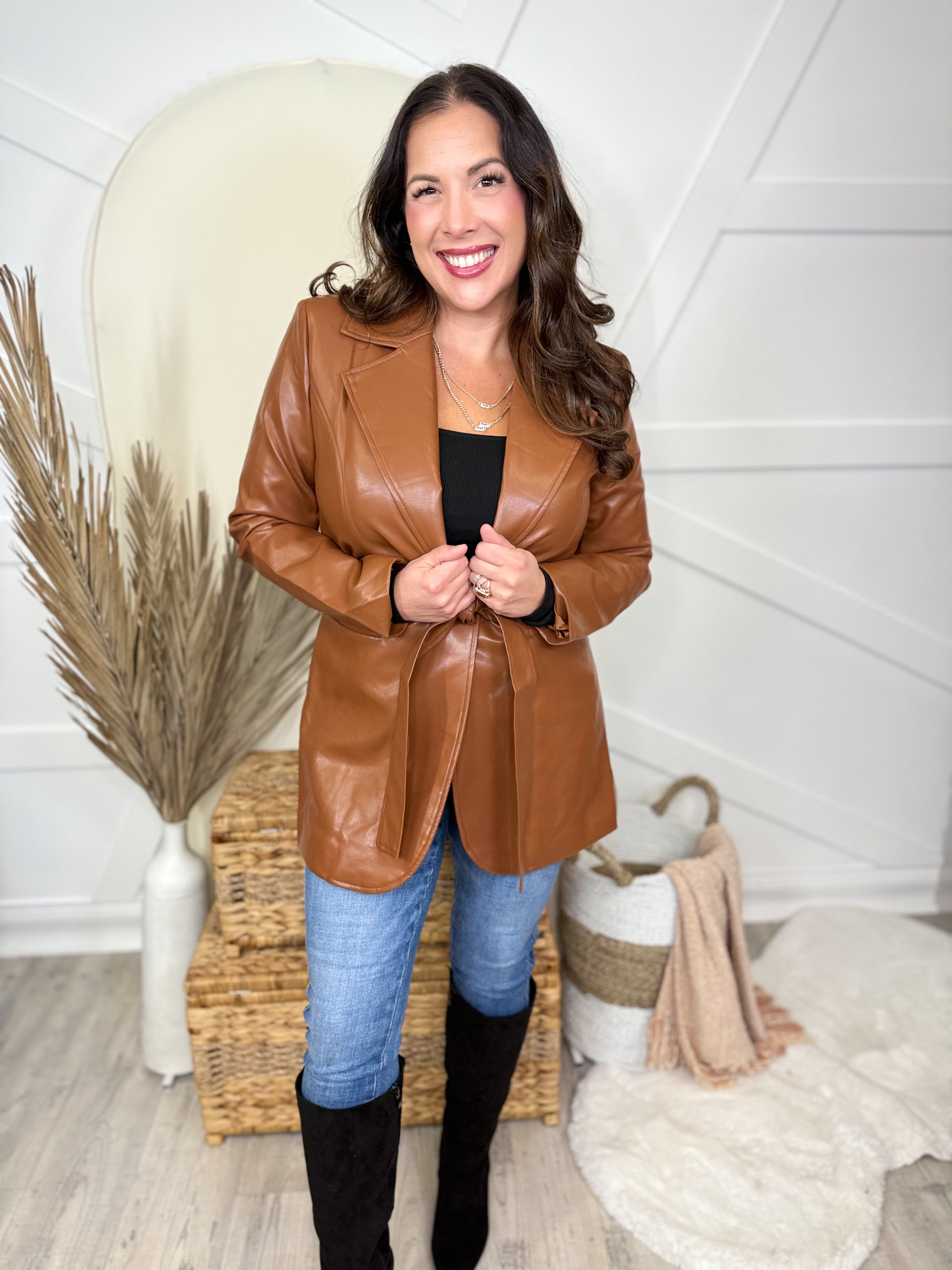 Walk to Remember Jacket-200 Jackets/Shackets-White Birch-Heathered Boho Boutique, Women's Fashion and Accessories in Palmetto, FL