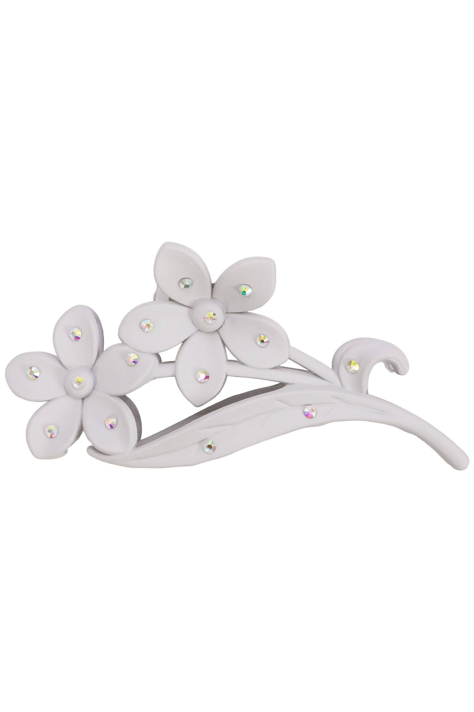 Bling Matte Flower Bouquet Hair Claw-Cap Zone-Heathered Boho Boutique, Women's Fashion and Accessories in Palmetto, FL