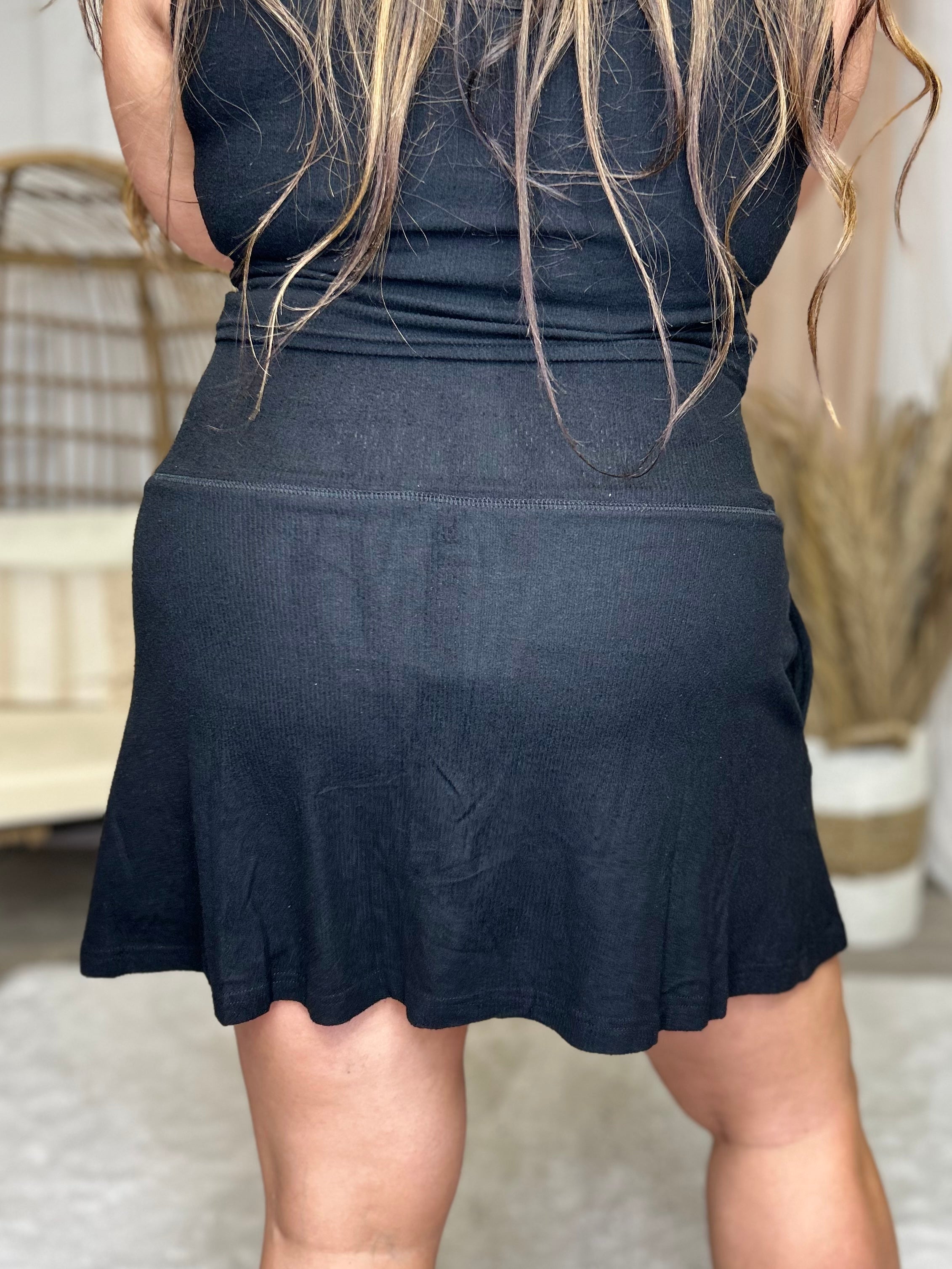 Doorbuster: Match Made Skort-170 Skort/ Skirt-White Birch-Heathered Boho Boutique, Women's Fashion and Accessories in Palmetto, FL