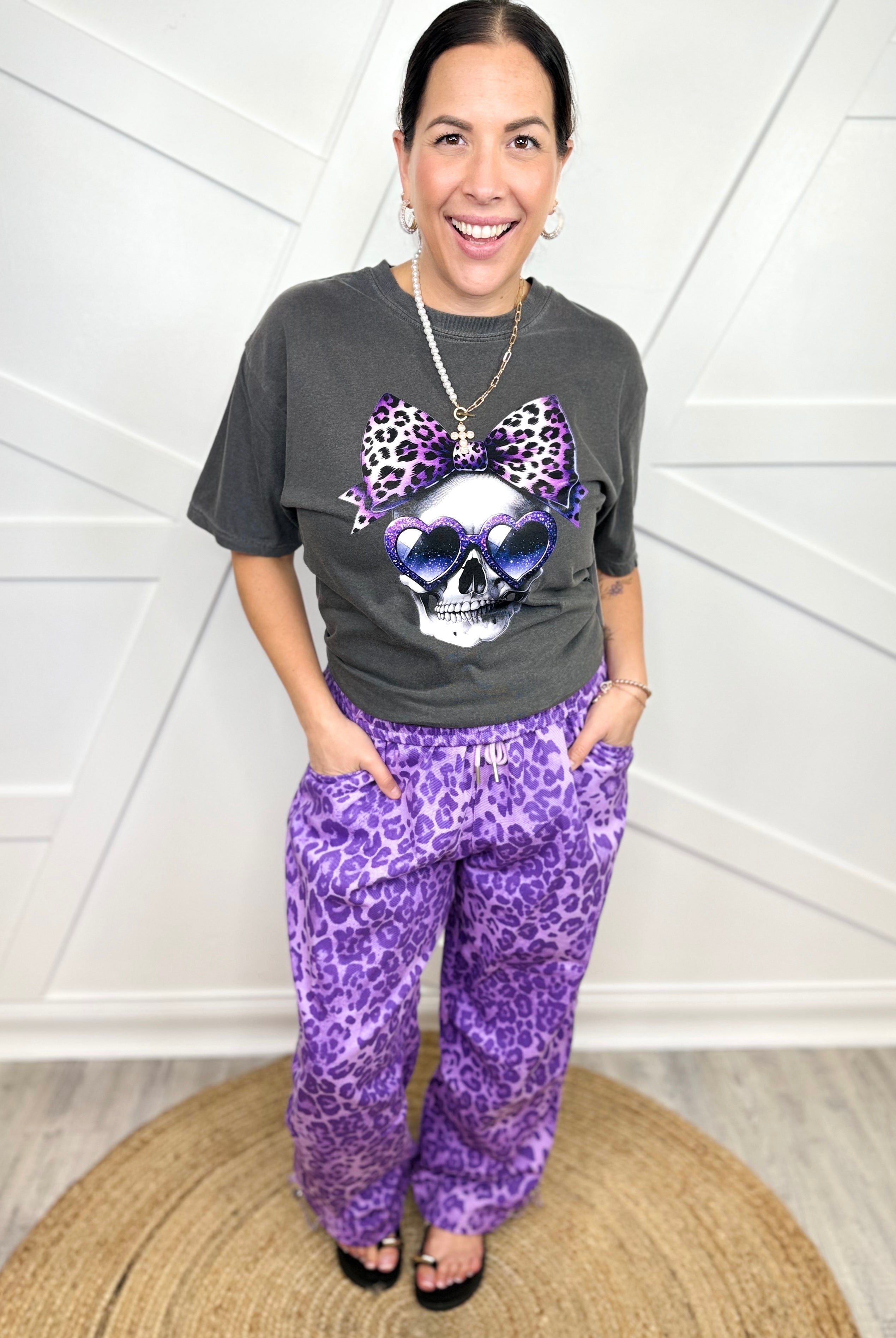 Hot and Dangerous Pants-150 PANTS-Davi & Dani-Heathered Boho Boutique, Women's Fashion and Accessories in Palmetto, FL