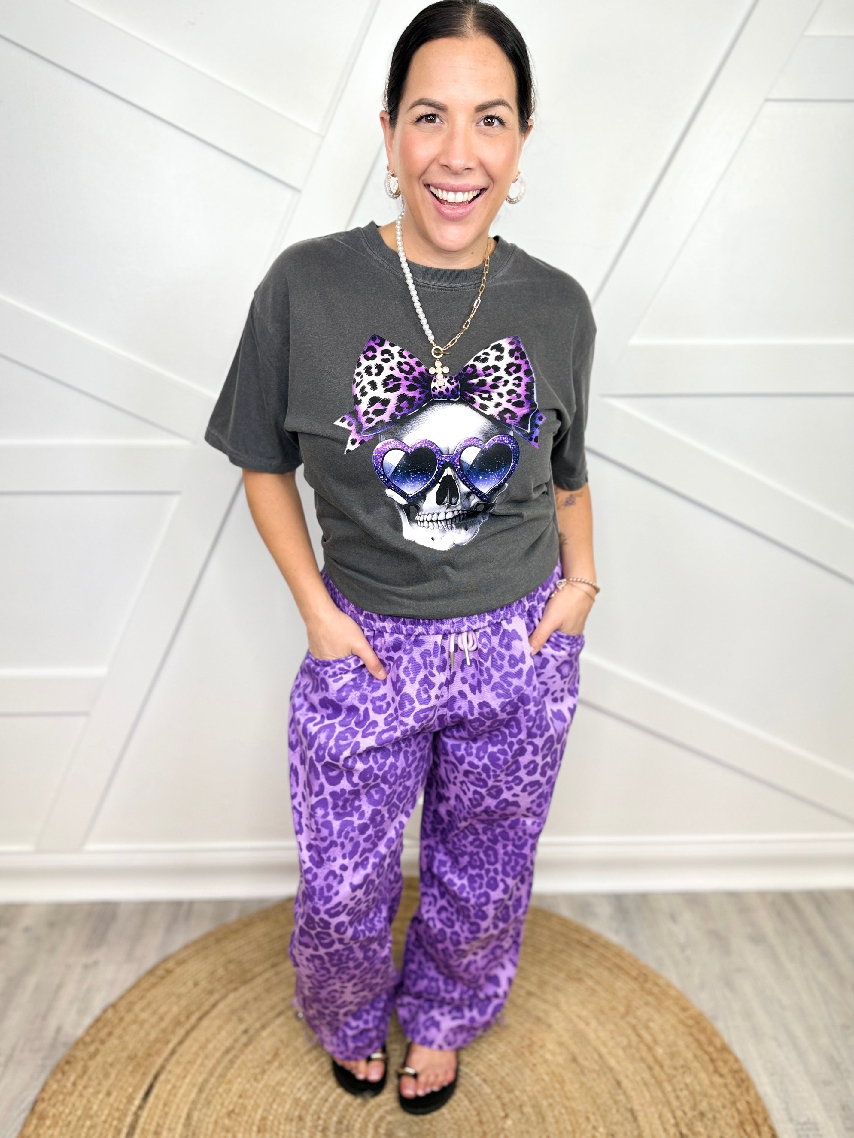 Hot and Dangerous Pants-150 PANTS-Davi & Dani-Heathered Boho Boutique, Women's Fashion and Accessories in Palmetto, FL