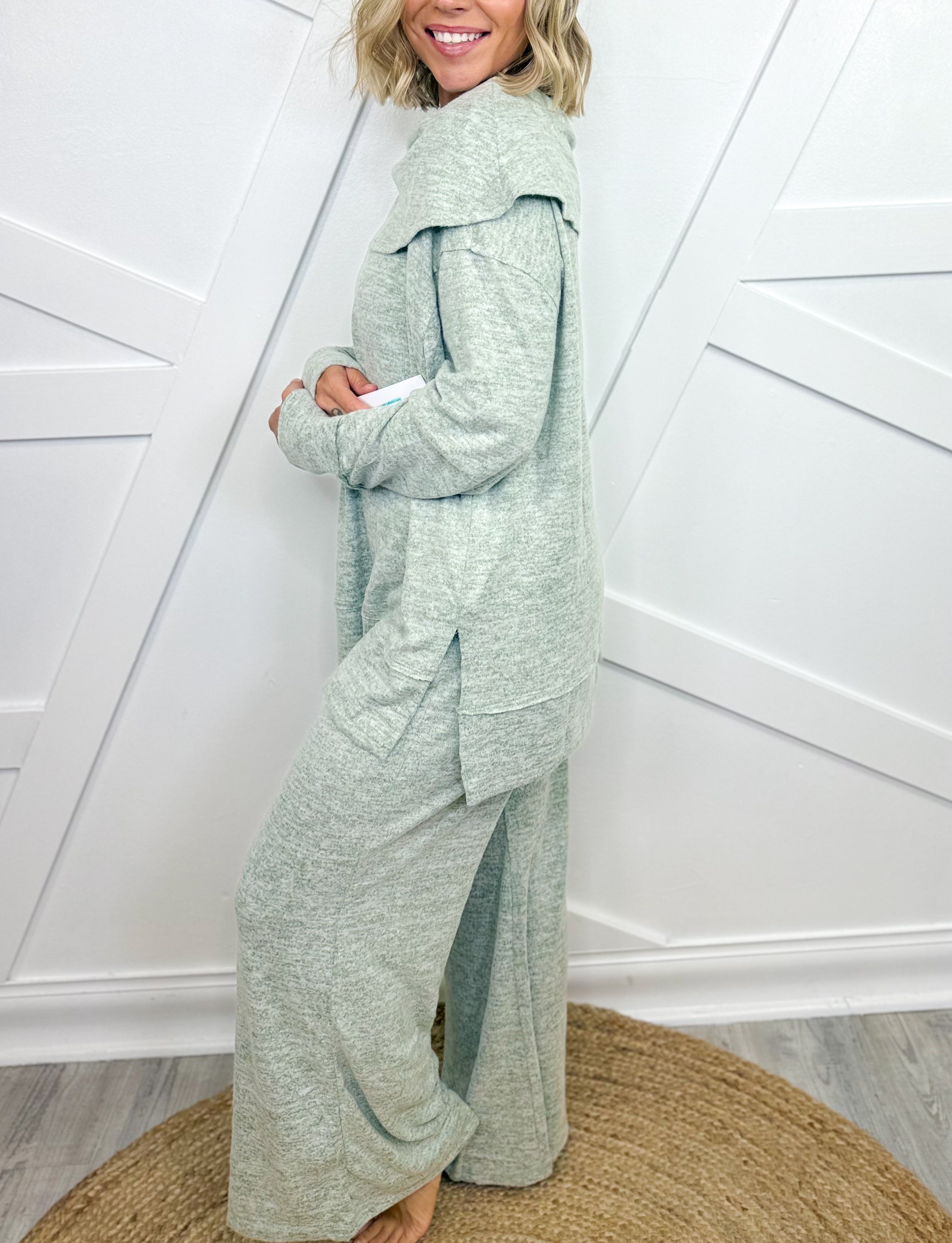 Luxe Lounge Set - Pine Green-240 Activewear/Sets-DEAR SCARLETT-Heathered Boho Boutique, Women's Fashion and Accessories in Palmetto, FL