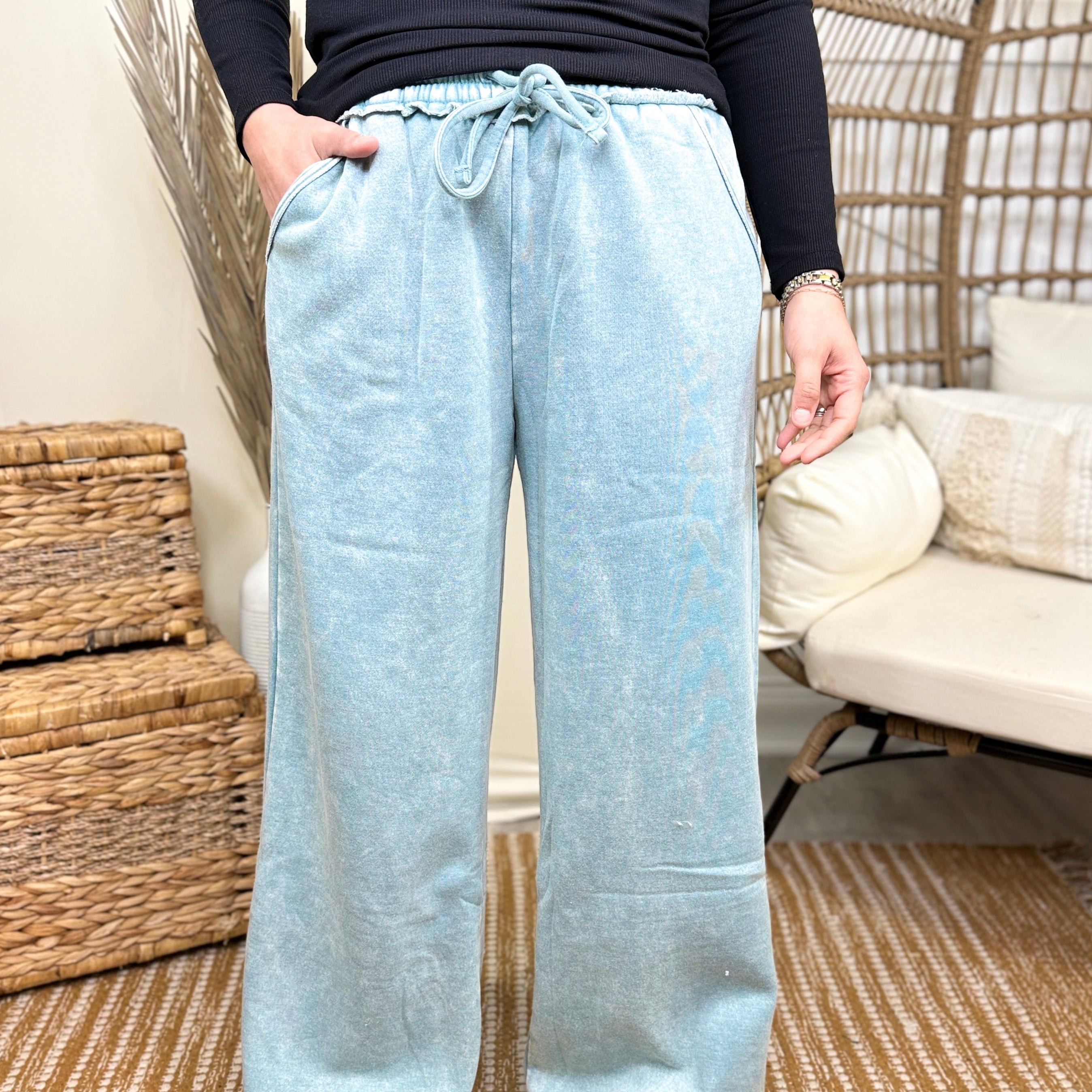 Picked Just For You Pants-150 PANTS-ZENANA-Heathered Boho Boutique, Women's Fashion and Accessories in Palmetto, FL