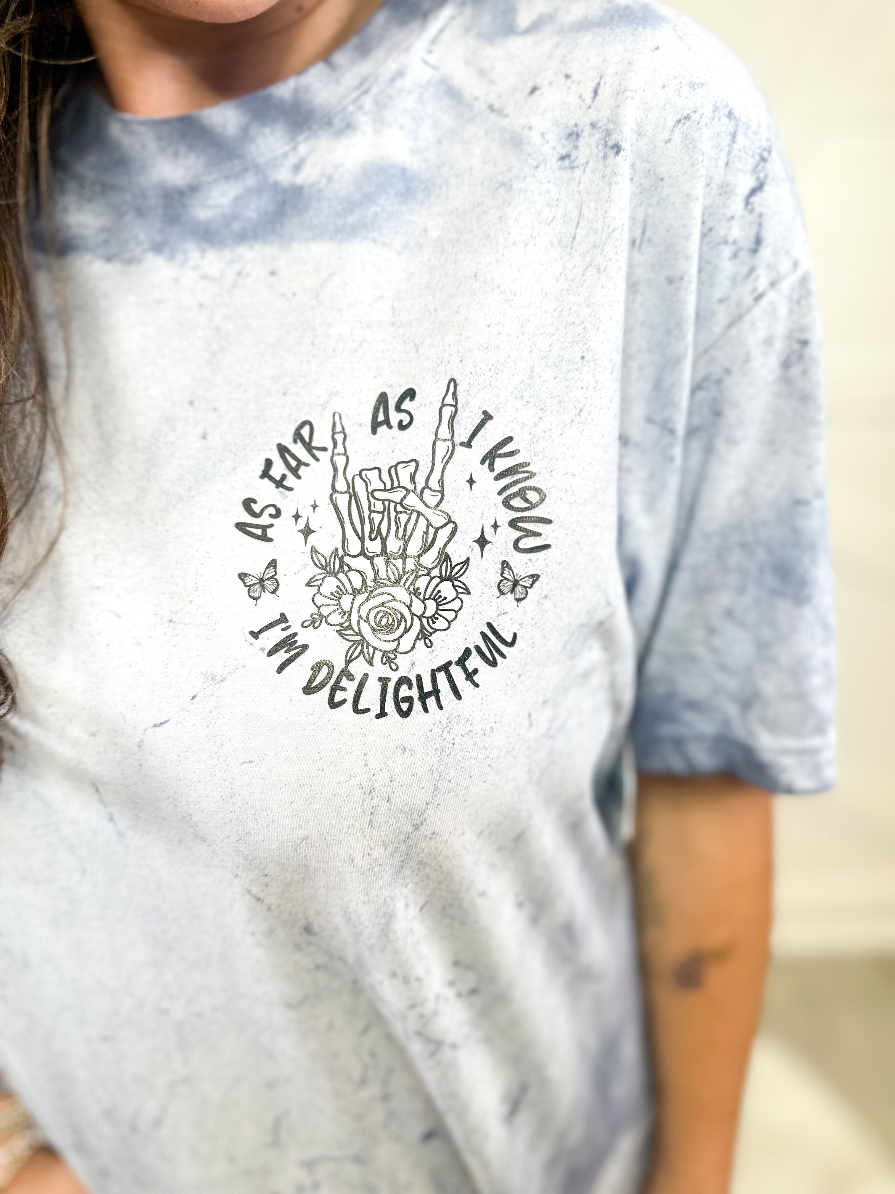 As Far As I Know Graphic Tee-130 Graphic Tees-Heathered Boho-Heathered Boho Boutique, Women's Fashion and Accessories in Palmetto, FL