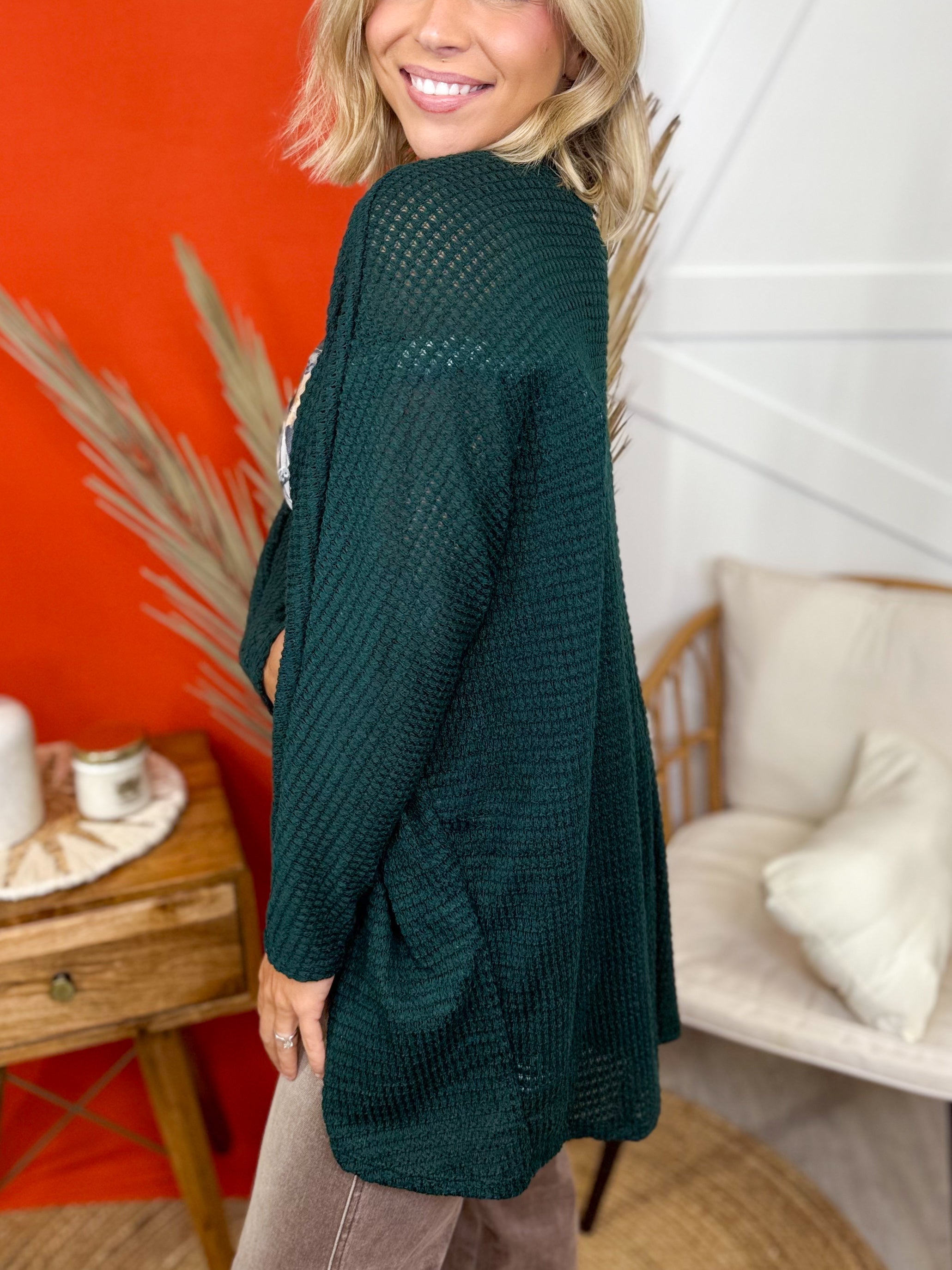 Cozy Season Cardigan-220 Cardigans/ Kimonos-Heimish-Heathered Boho Boutique, Women's Fashion and Accessories in Palmetto, FL