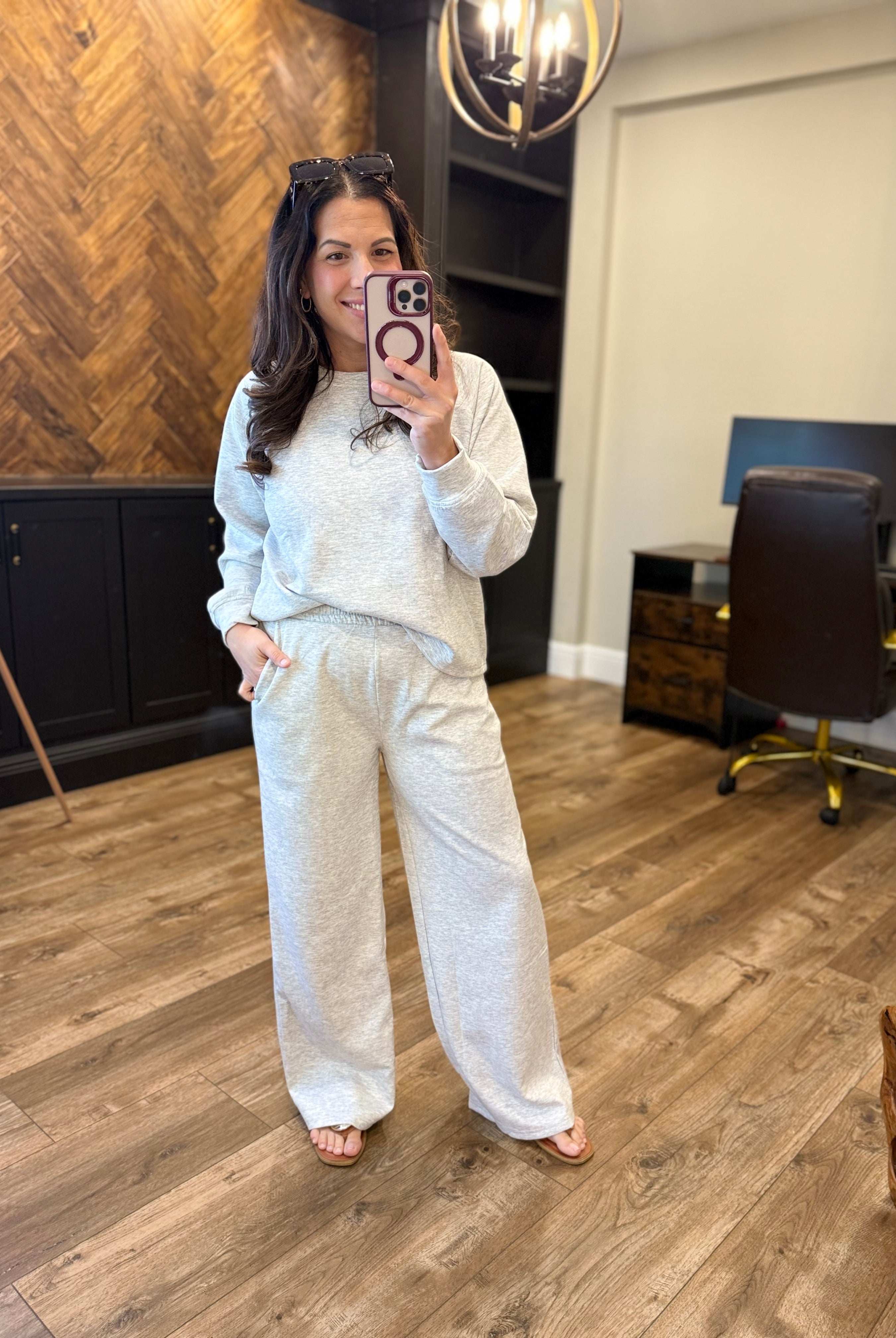 Do It Over Again Set-240 ACTIVEWEAR/SETS-ZENANA-Heathered Boho Boutique, Women's Fashion and Accessories in Palmetto, FL