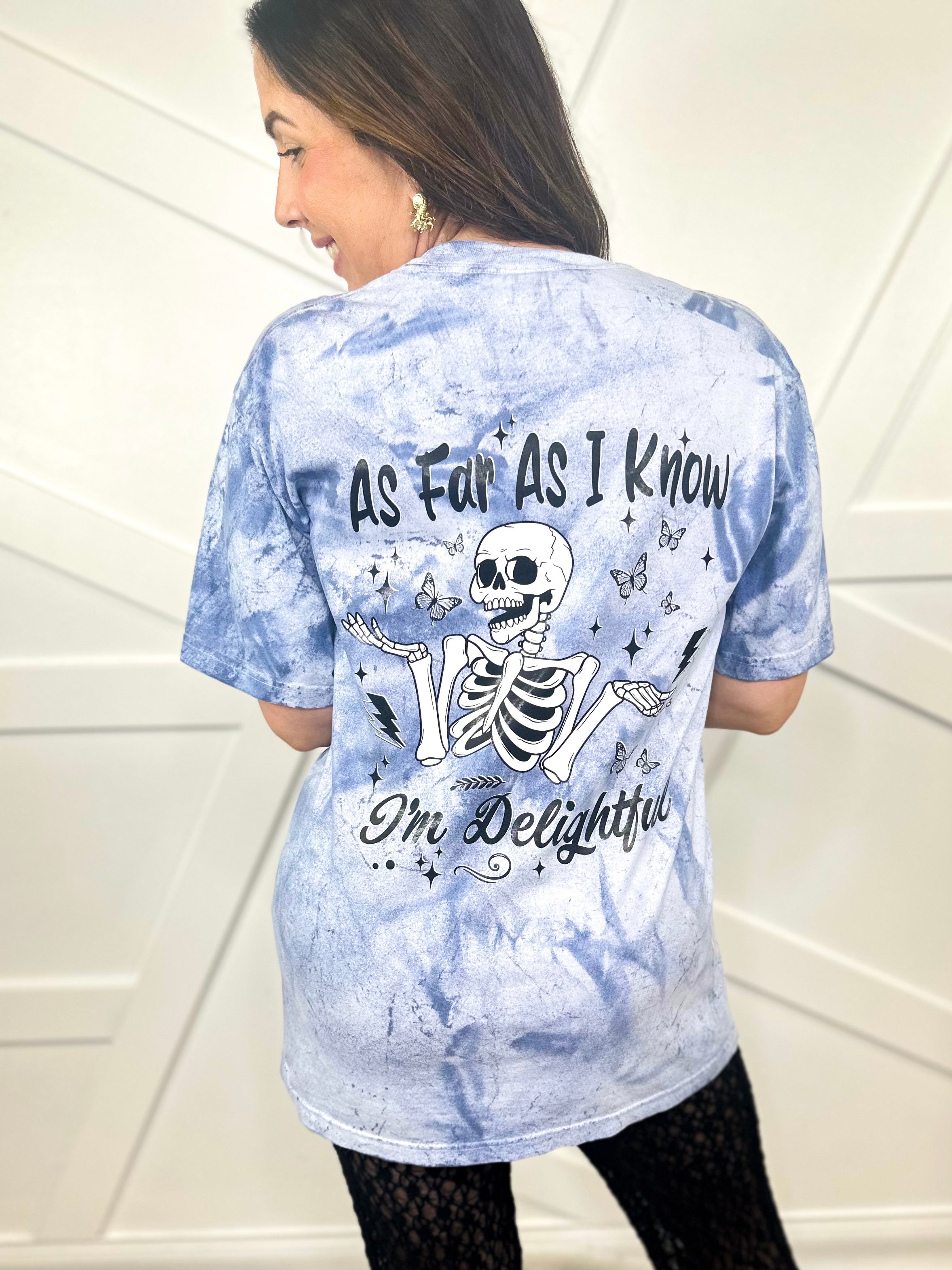 As Far As I Know Graphic Tee-130 Graphic Tees-Heathered Boho-Heathered Boho Boutique, Women's Fashion and Accessories in Palmetto, FL