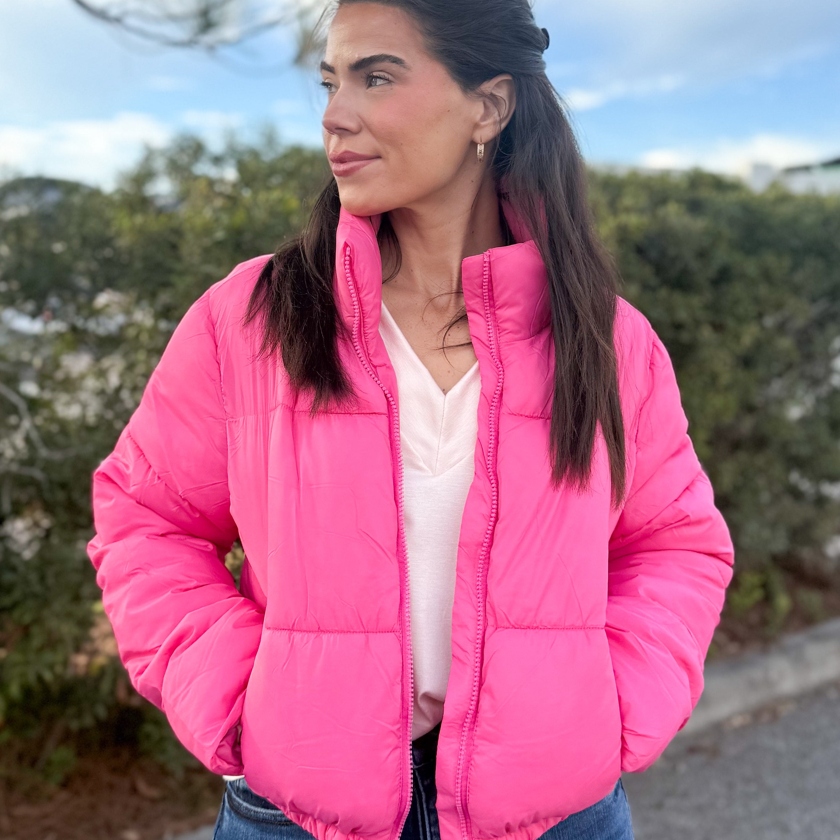 Doorbuster: Cold Front Jacket-200 JACKETS/SHACKETS-Ambiance Apparel-Heathered Boho Boutique, Women's Fashion and Accessories in Palmetto, FL