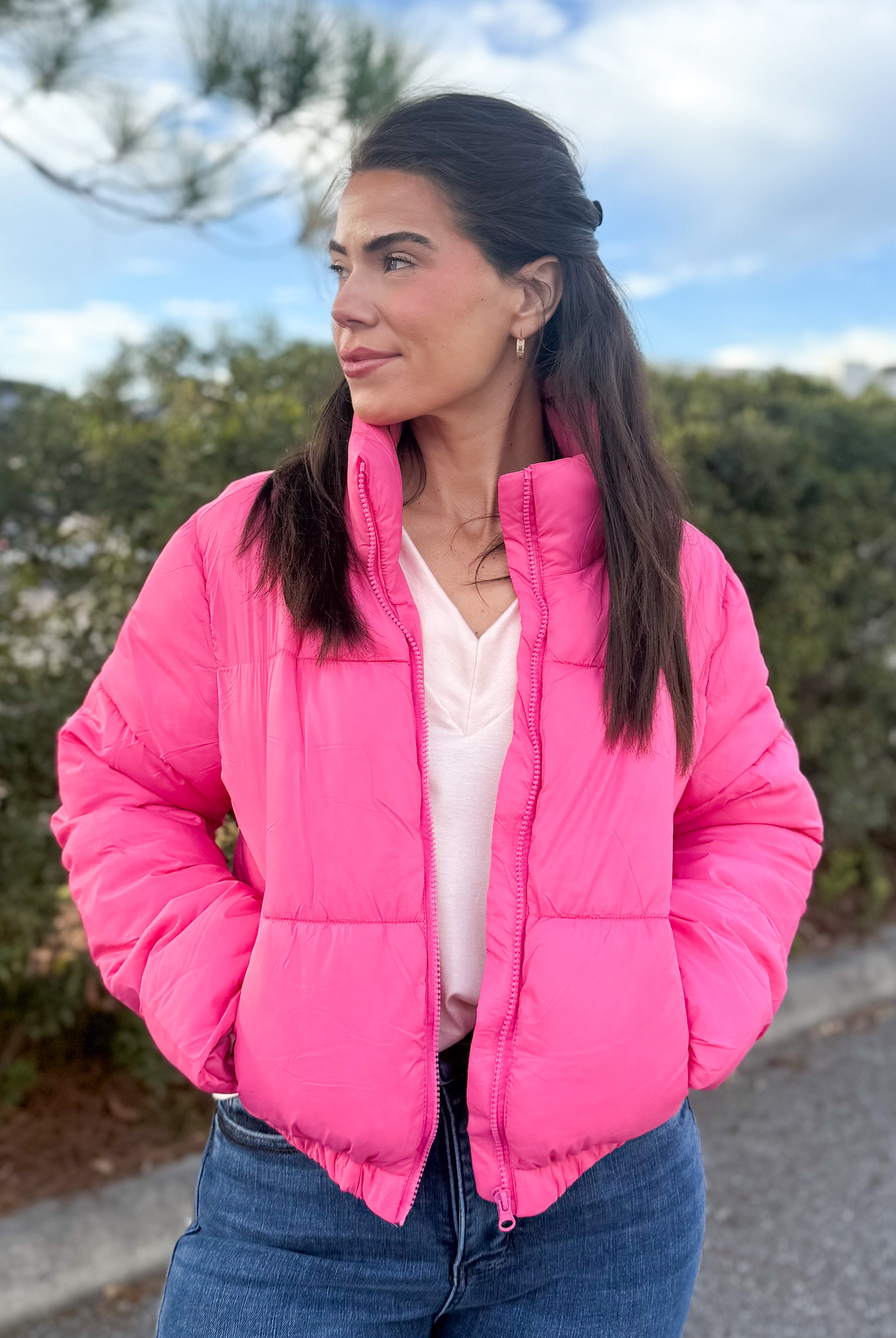 Doorbuster: Cold Front Jacket-200 JACKETS/SHACKETS-Ambiance Apparel-Heathered Boho Boutique, Women's Fashion and Accessories in Palmetto, FL