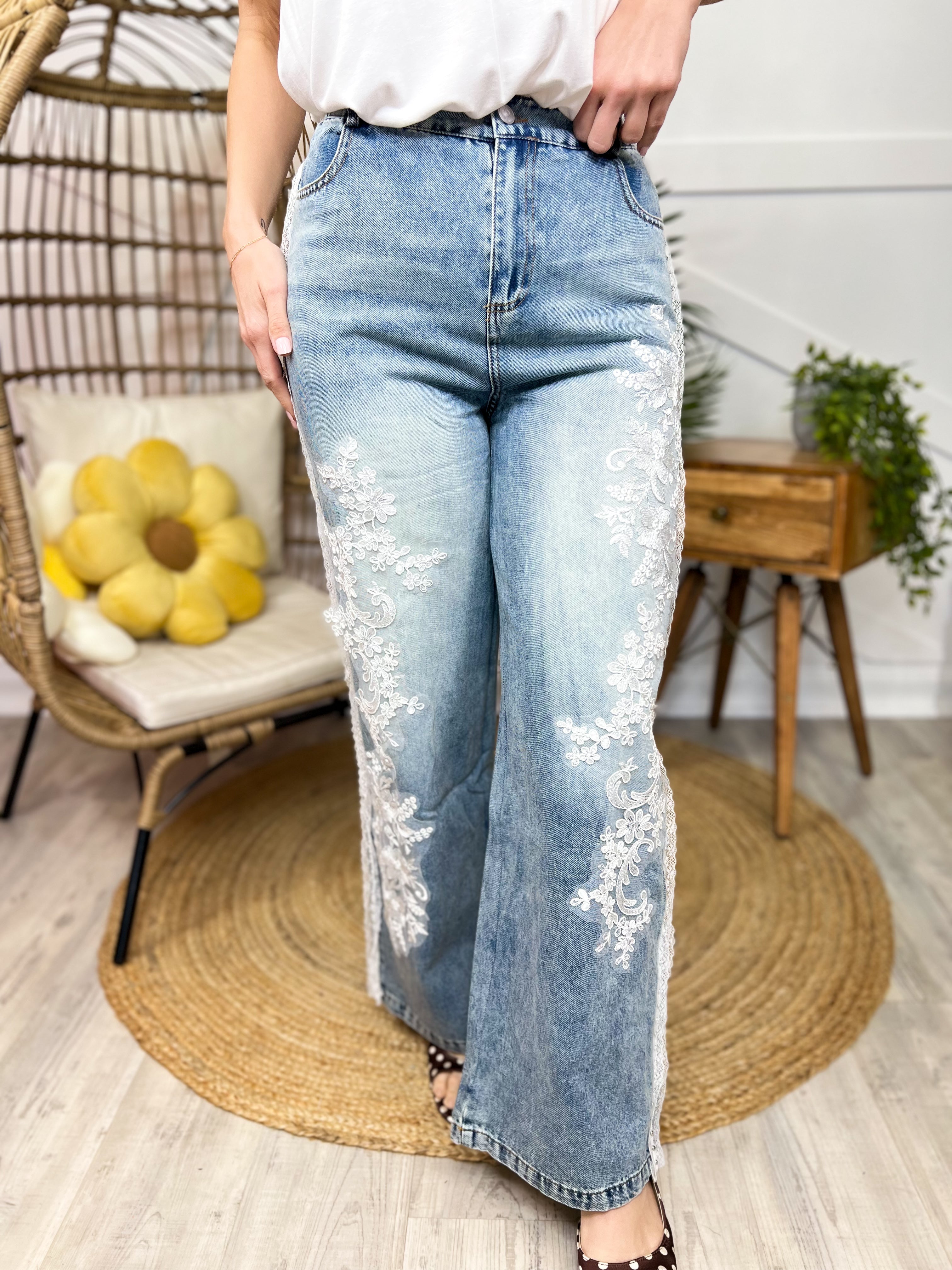 Bloom Into New Jeans-190 JEANS-GALITA-Heathered Boho Boutique, Women's Fashion and Accessories in Palmetto, FL