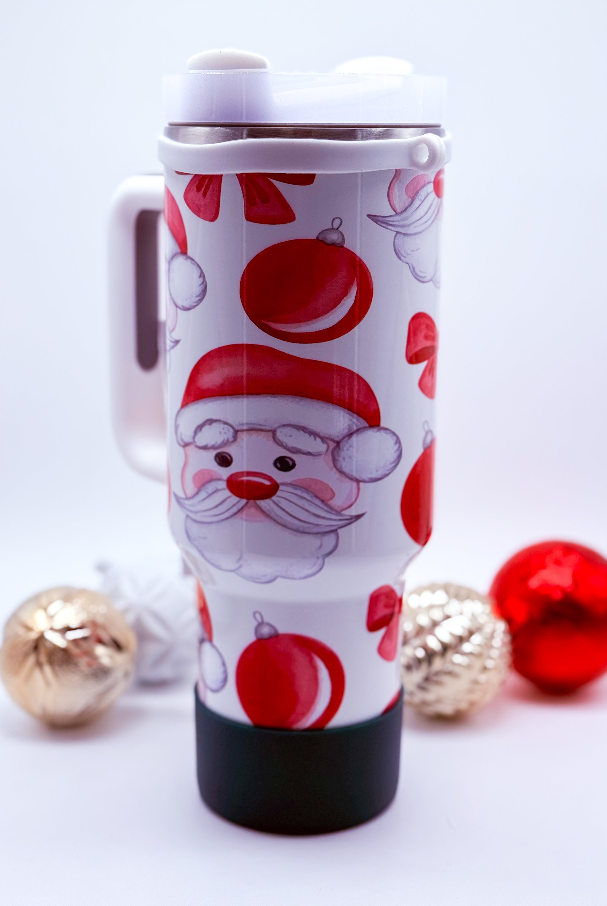 40oz Santa Tumbler-340 Other Accessories-Nima Accessories Inc-Heathered Boho Boutique, Women's Fashion and Accessories in Palmetto, FL