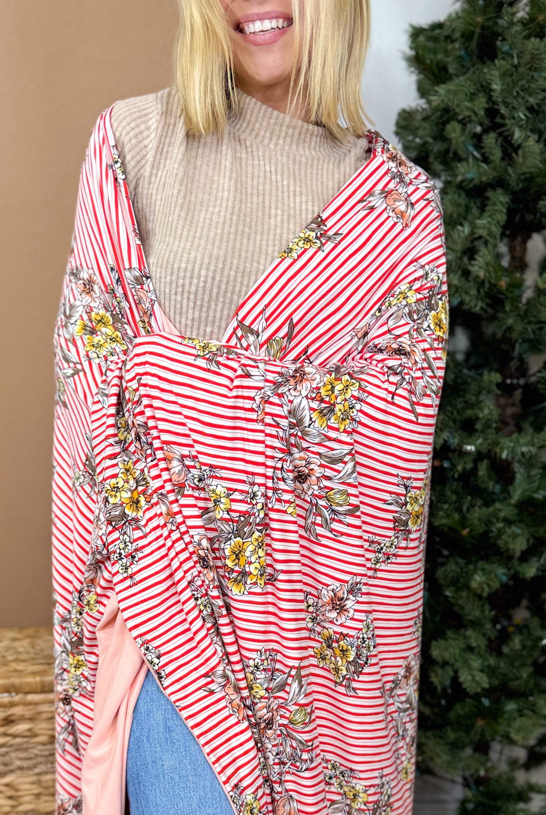 Peach Blossom Cozy Blanket-340 Other Accessories-Heathered Boho-Heathered Boho Boutique, Women's Fashion and Accessories in Palmetto, FL