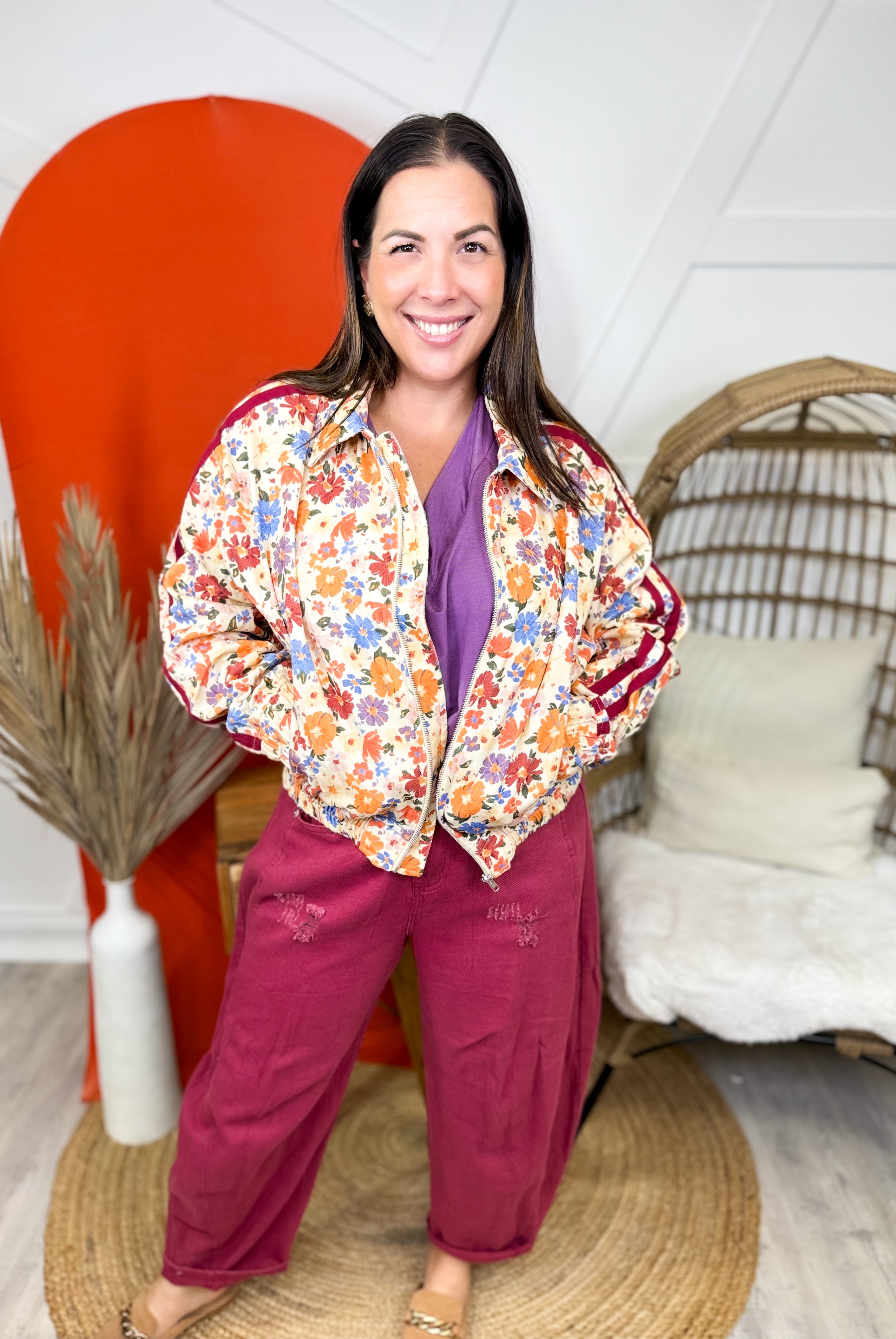 Garden Breeze Jacket-200 JACKETS/SHACKETS-SEW IN LOVE-Heathered Boho Boutique, Women's Fashion and Accessories in Palmetto, FL