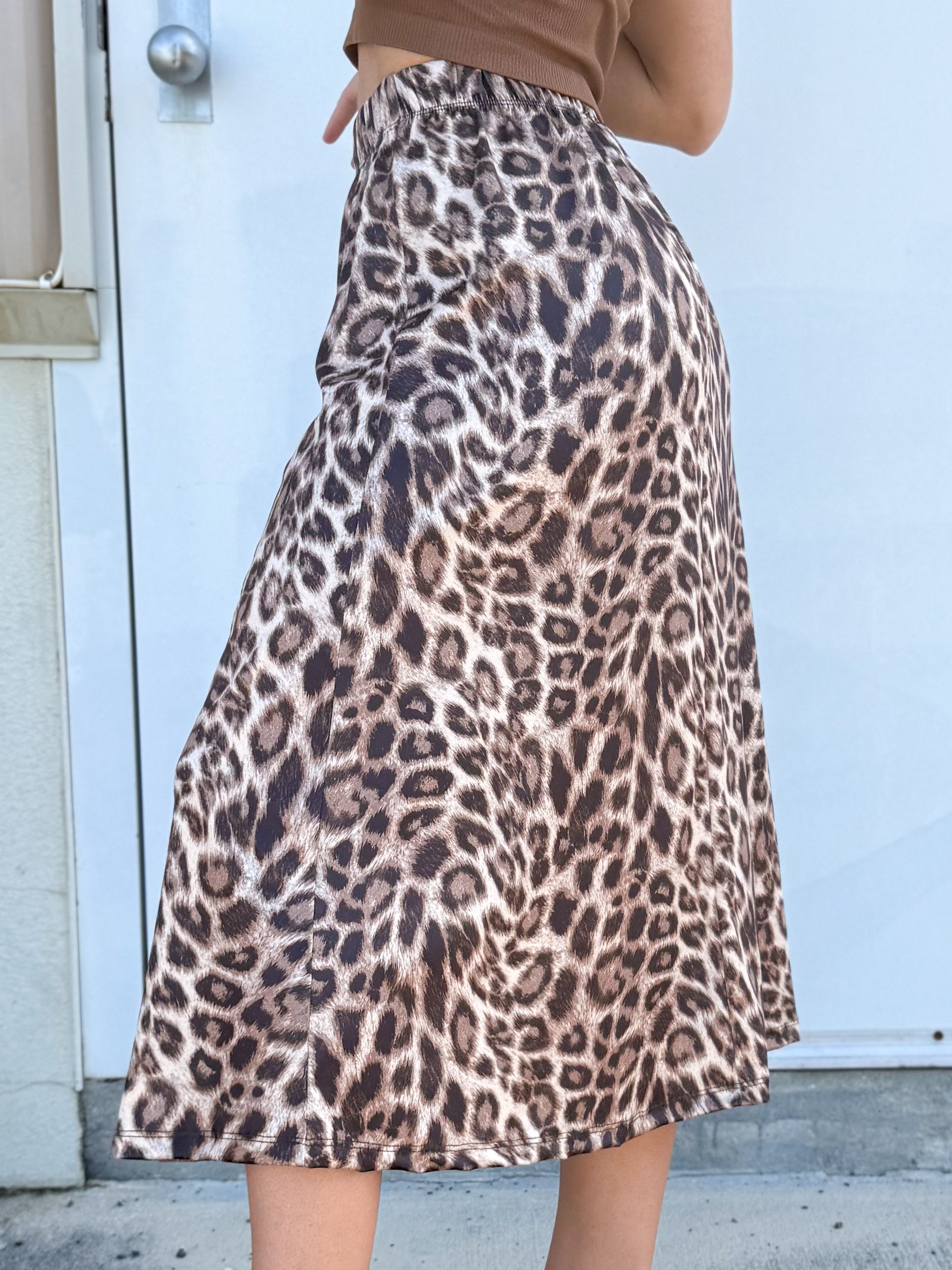 Kyleigh Cheetah Skirt-170 Skort/ Skirt-Blakeley-Heathered Boho Boutique, Women's Fashion and Accessories in Palmetto, FL
