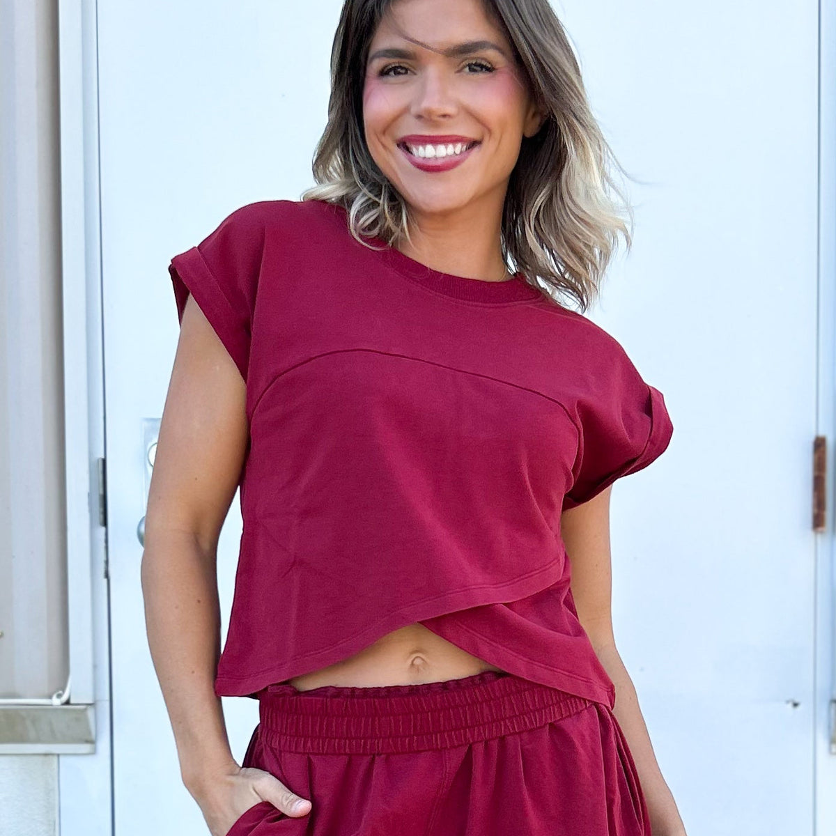 Dream Of Genie Top-110 SHORT SLEEVE TOP-HEIMISH-Heathered Boho Boutique, Women's Fashion and Accessories in Palmetto, FL