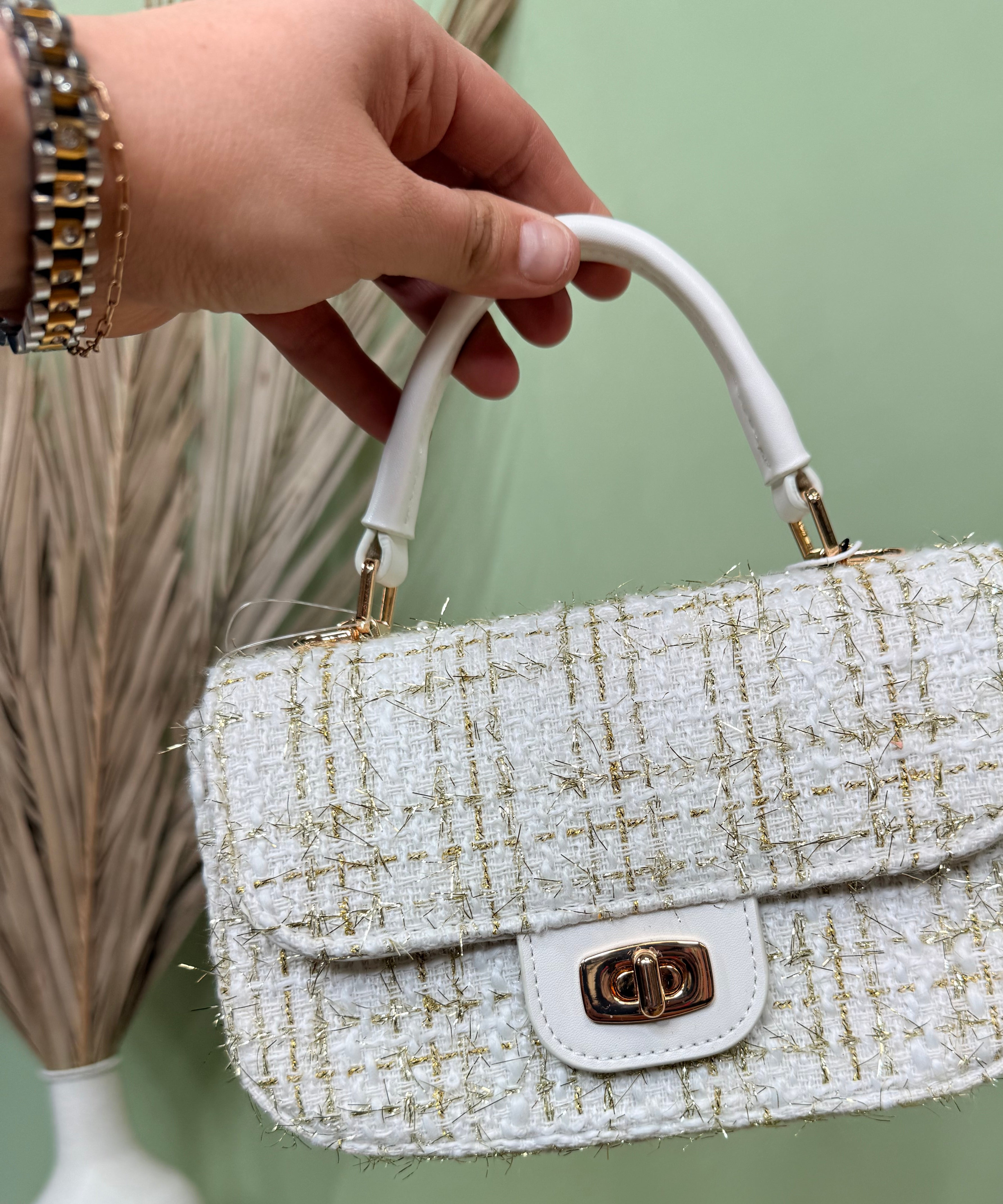 Clueless Plaid Bag-320 BAGS-TOPS HANDBAGS-Heathered Boho Boutique, Women's Fashion and Accessories in Palmetto, FL