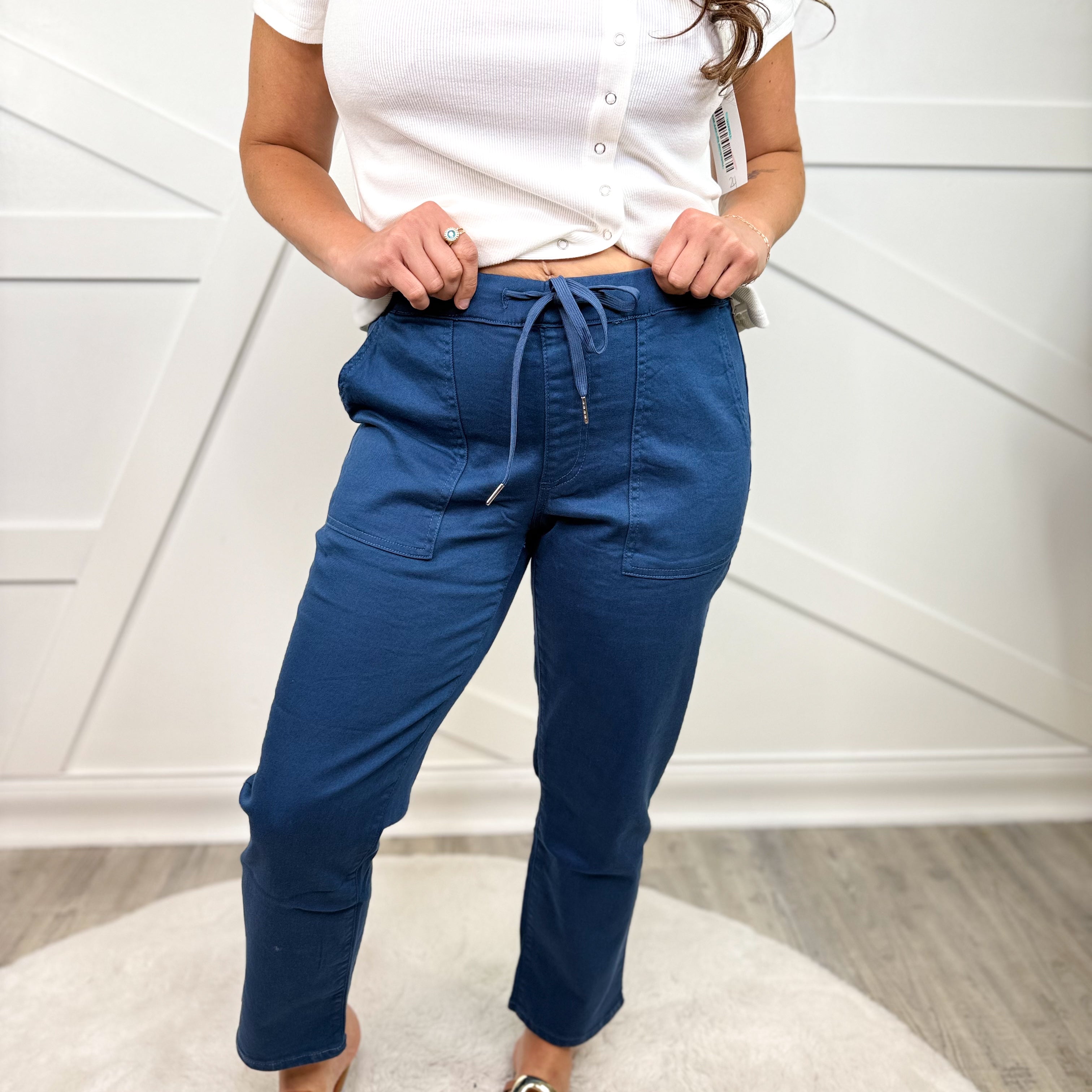 Restock: Key to Style Straight Leg Pants - Indigo-150 PANTS-YMI-Heathered Boho Boutique, Women's Fashion and Accessories in Palmetto, FL