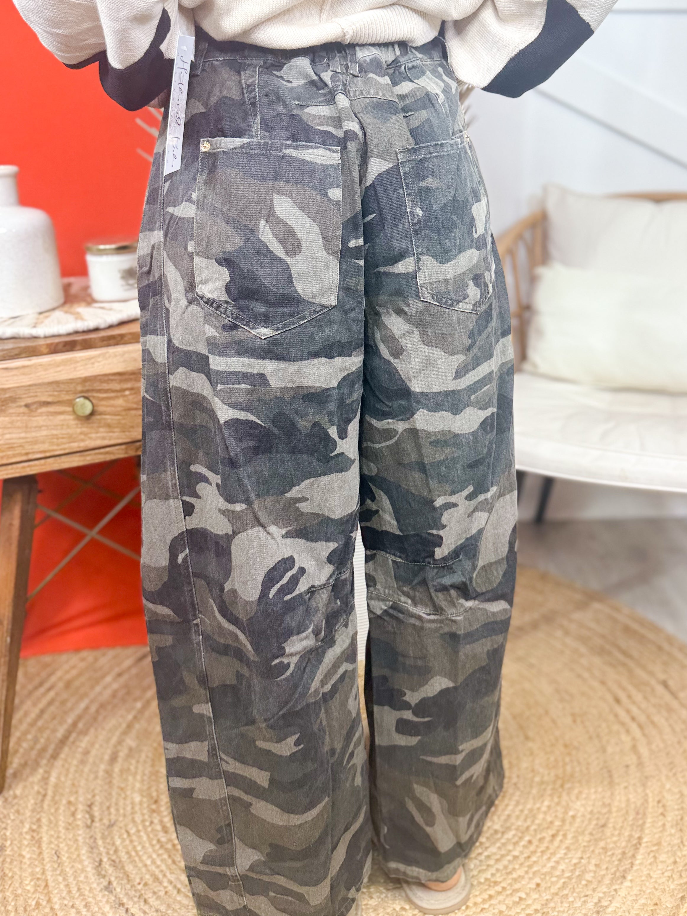 Off the Radar Wide Leg Jeans-190 Jeans-SEW IN LOVE-Heathered Boho Boutique, Women's Fashion and Accessories in Palmetto, FL