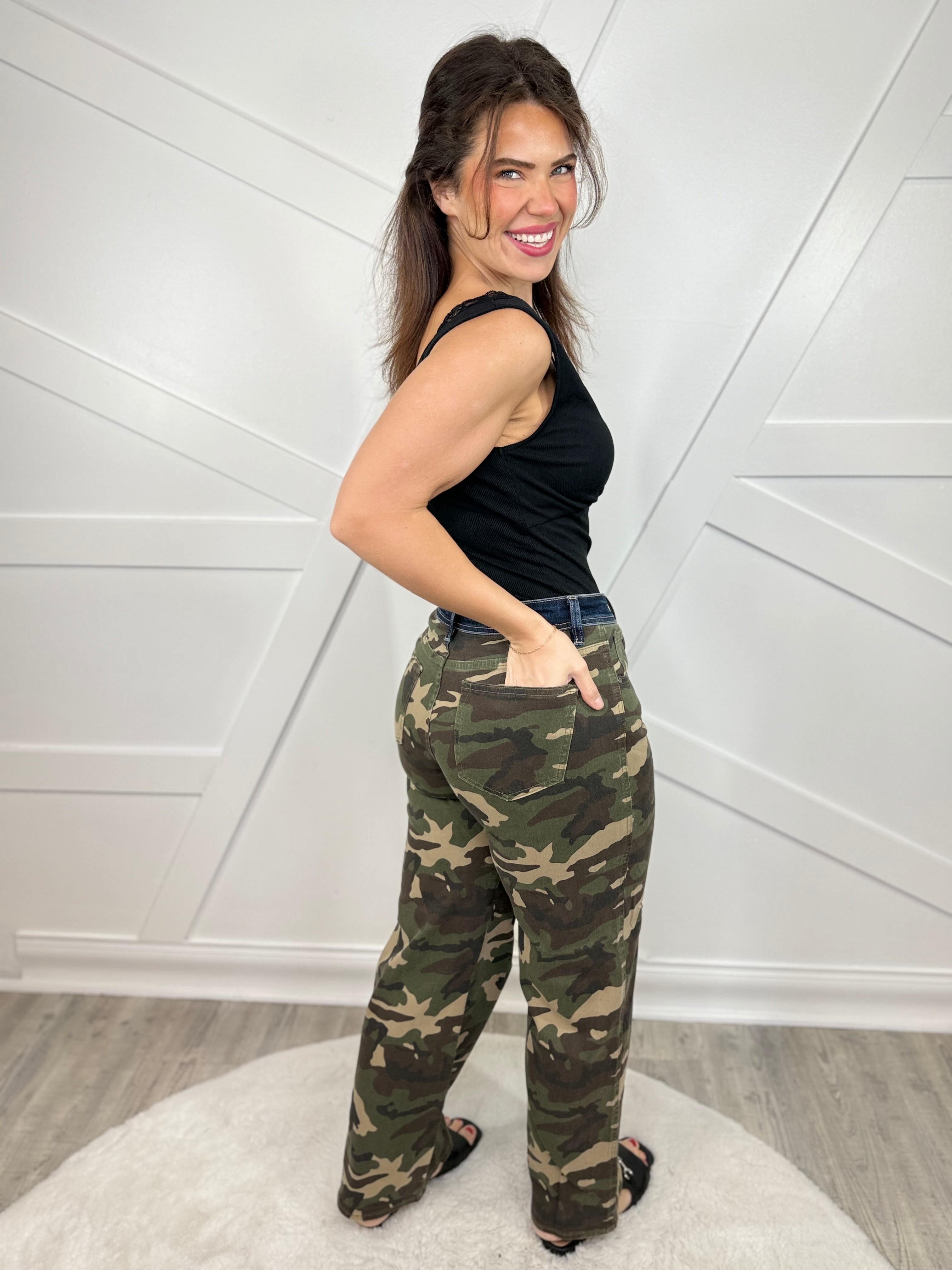 Scout Straight Wide Leg Jeans by Risen-190 JEANS-Risen Jeans-Heathered Boho Boutique, Women's Fashion and Accessories in Palmetto, FL