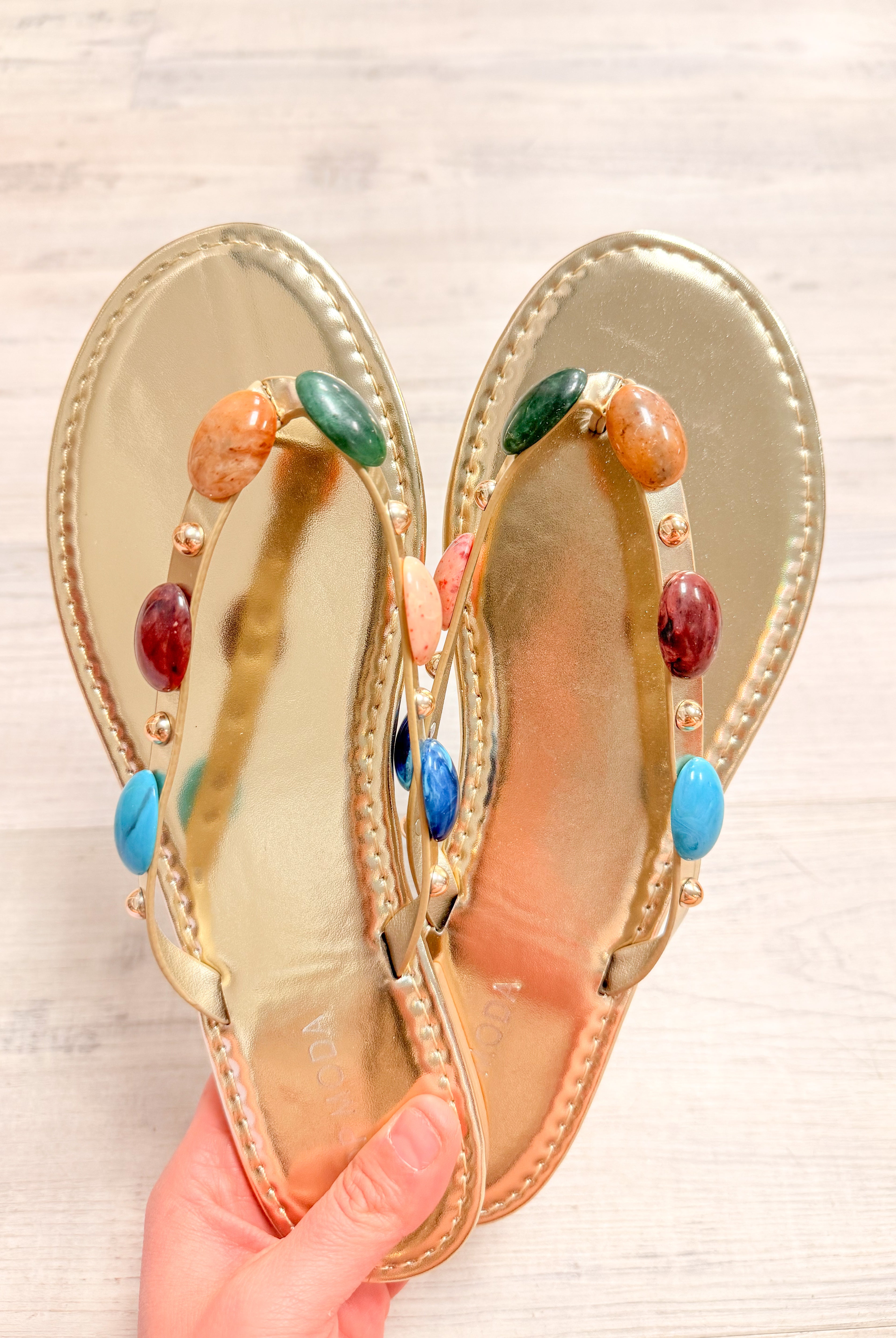 Aria Sandals - Gold-350 SHOES-Top Guy-Heathered Boho Boutique, Women's Fashion and Accessories in Palmetto, FL