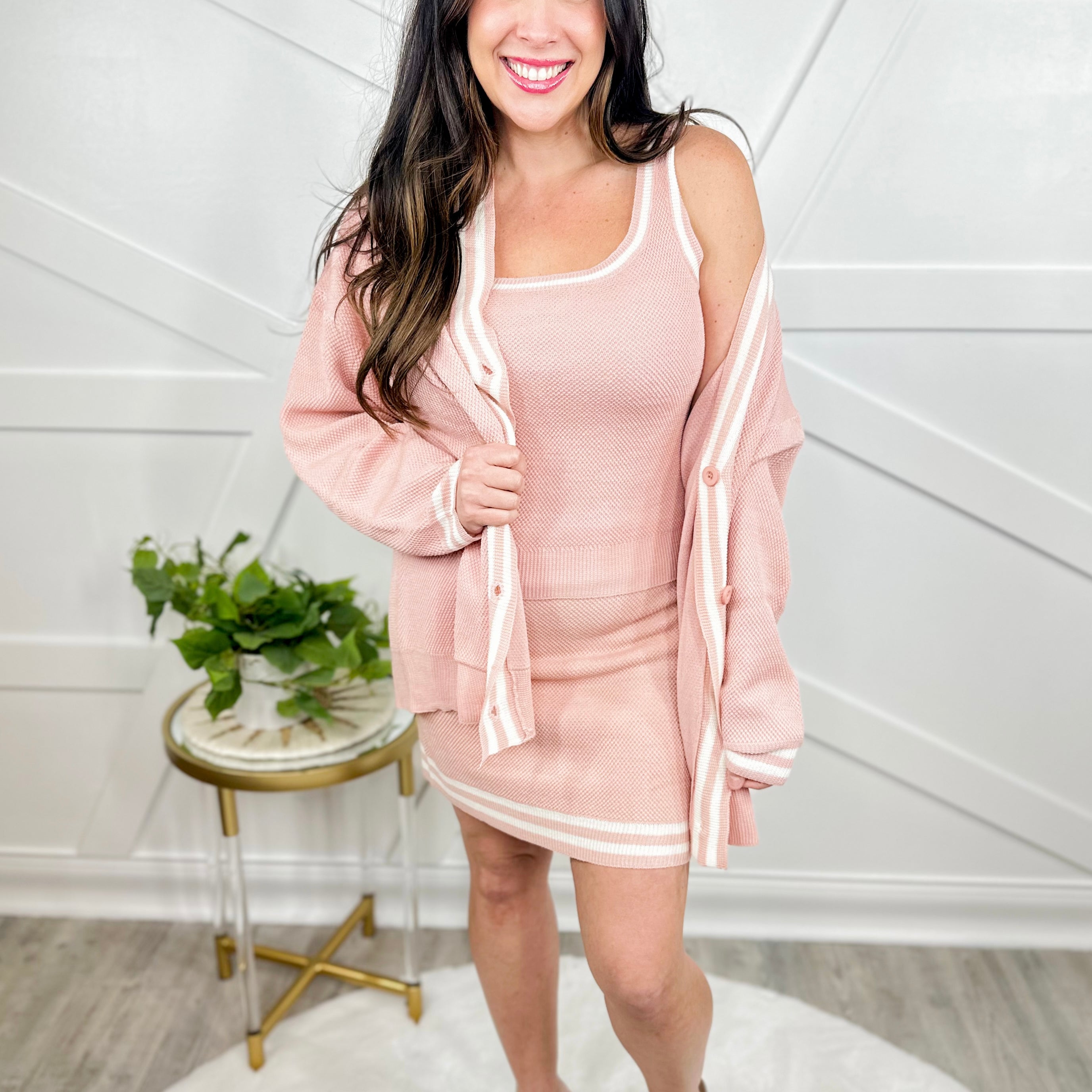 Clique Skirt-170 Skort/ Skirt-White Birch-Heathered Boho Boutique, Women's Fashion and Accessories in Palmetto, FL