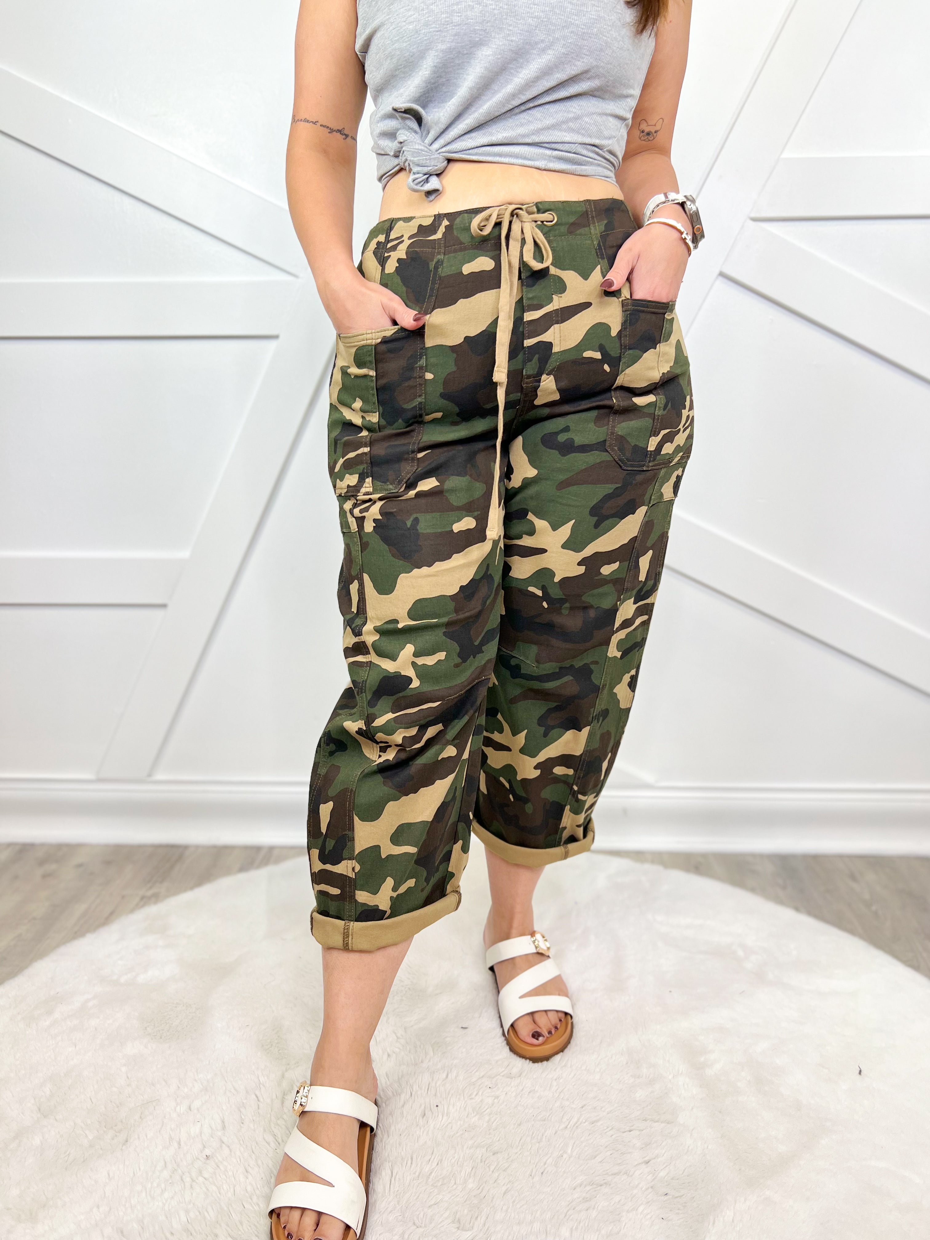 Restock: Commander Barrel Pants by Risen-150 PANTS-Risen Jeans-Heathered Boho Boutique, Women's Fashion and Accessories in Palmetto, FL