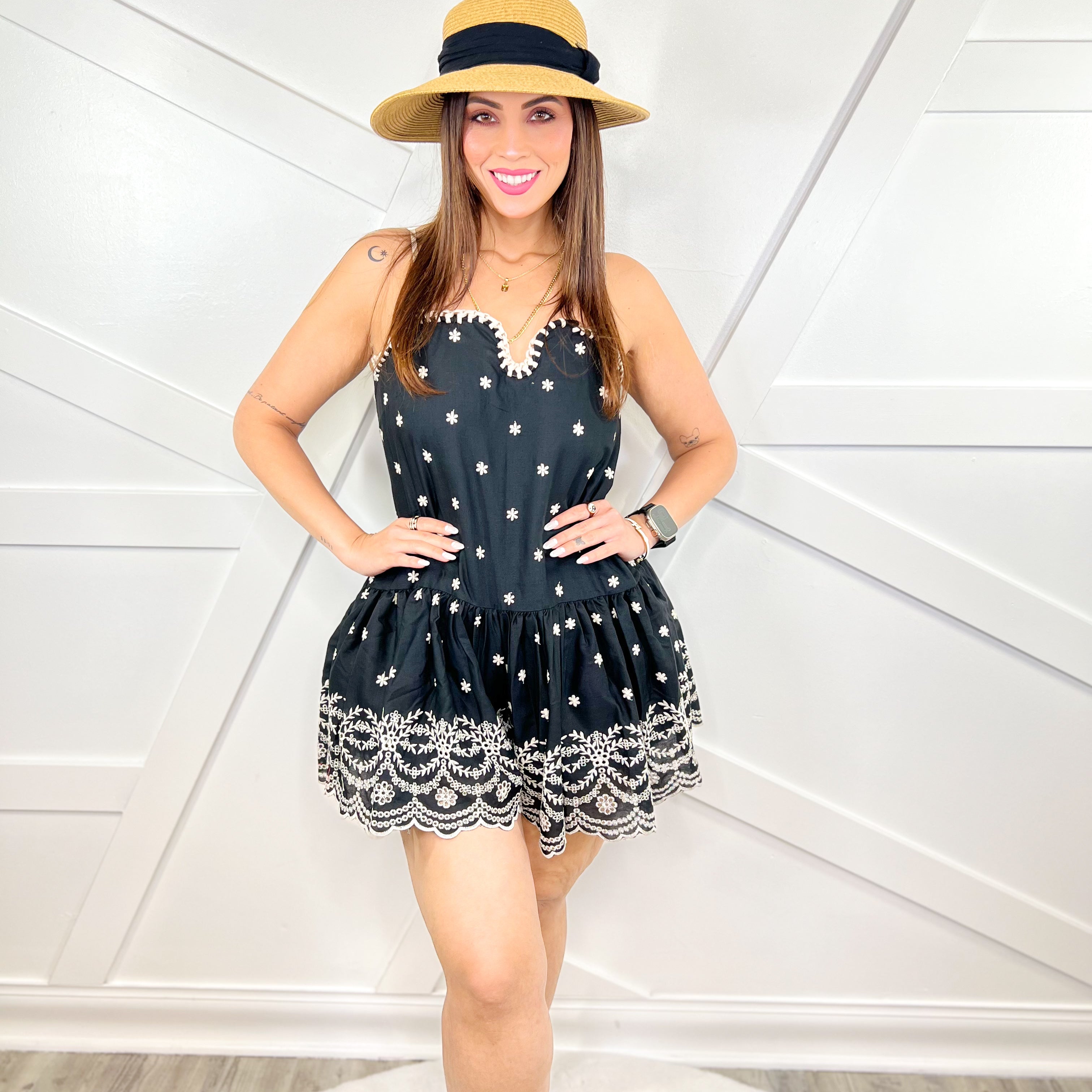 Impress Romper-230 Dresses/Jumpsuits/Rompers-Taelynn-Heathered Boho Boutique, Women's Fashion and Accessories in Palmetto, FL