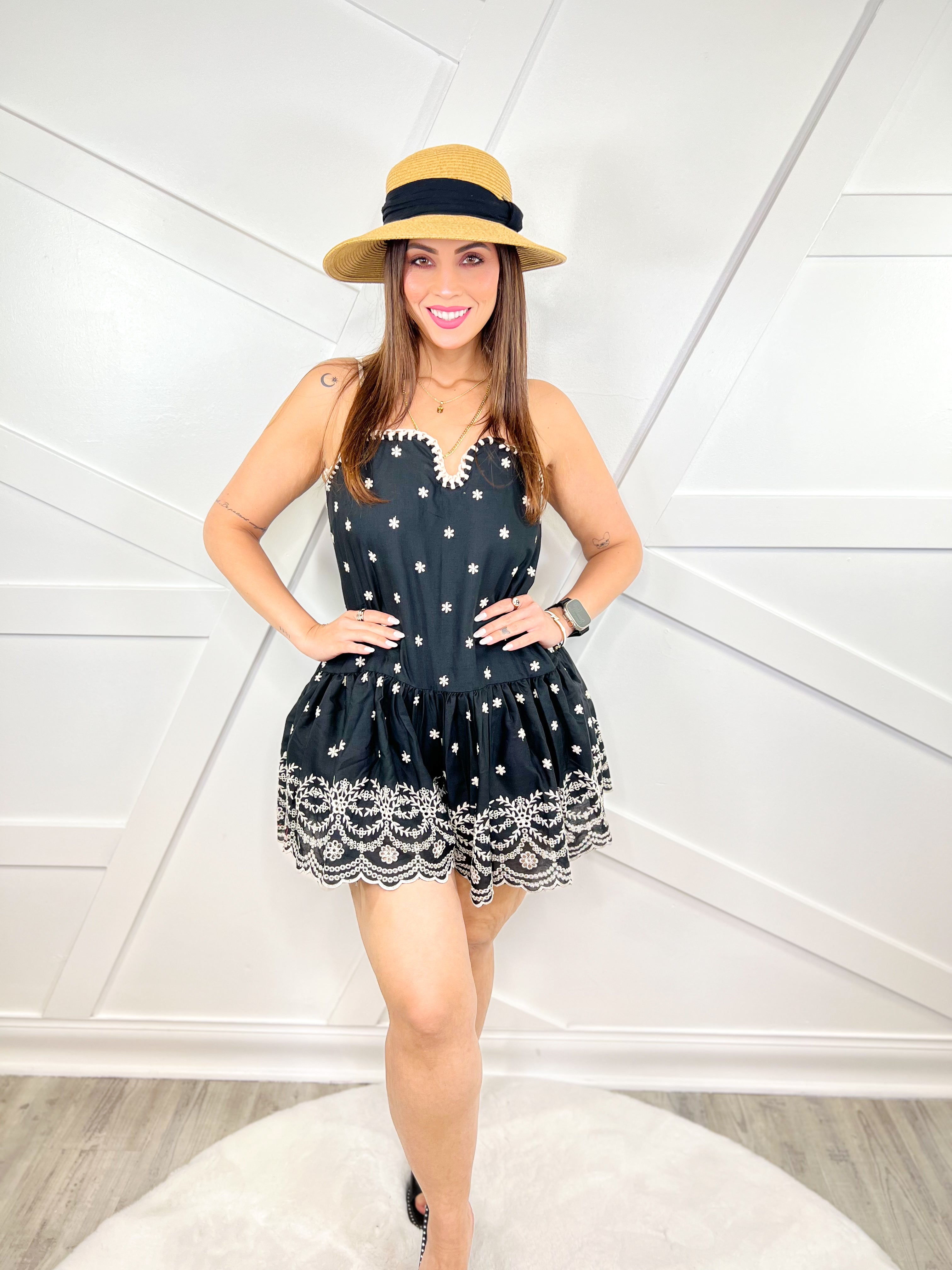 Impress Romper-230 Dresses/Jumpsuits/Rompers-Taelynn-Heathered Boho Boutique, Women's Fashion and Accessories in Palmetto, FL