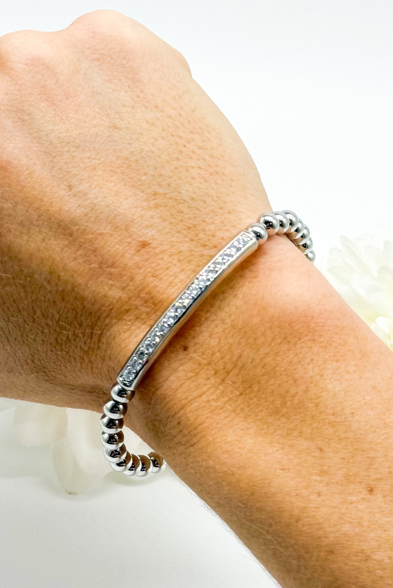 Setting The Bar Stretch Bracelet-310 Jewelry-Joseph Anthony NY, Inc-Heathered Boho Boutique, Women's Fashion and Accessories in Palmetto, FL