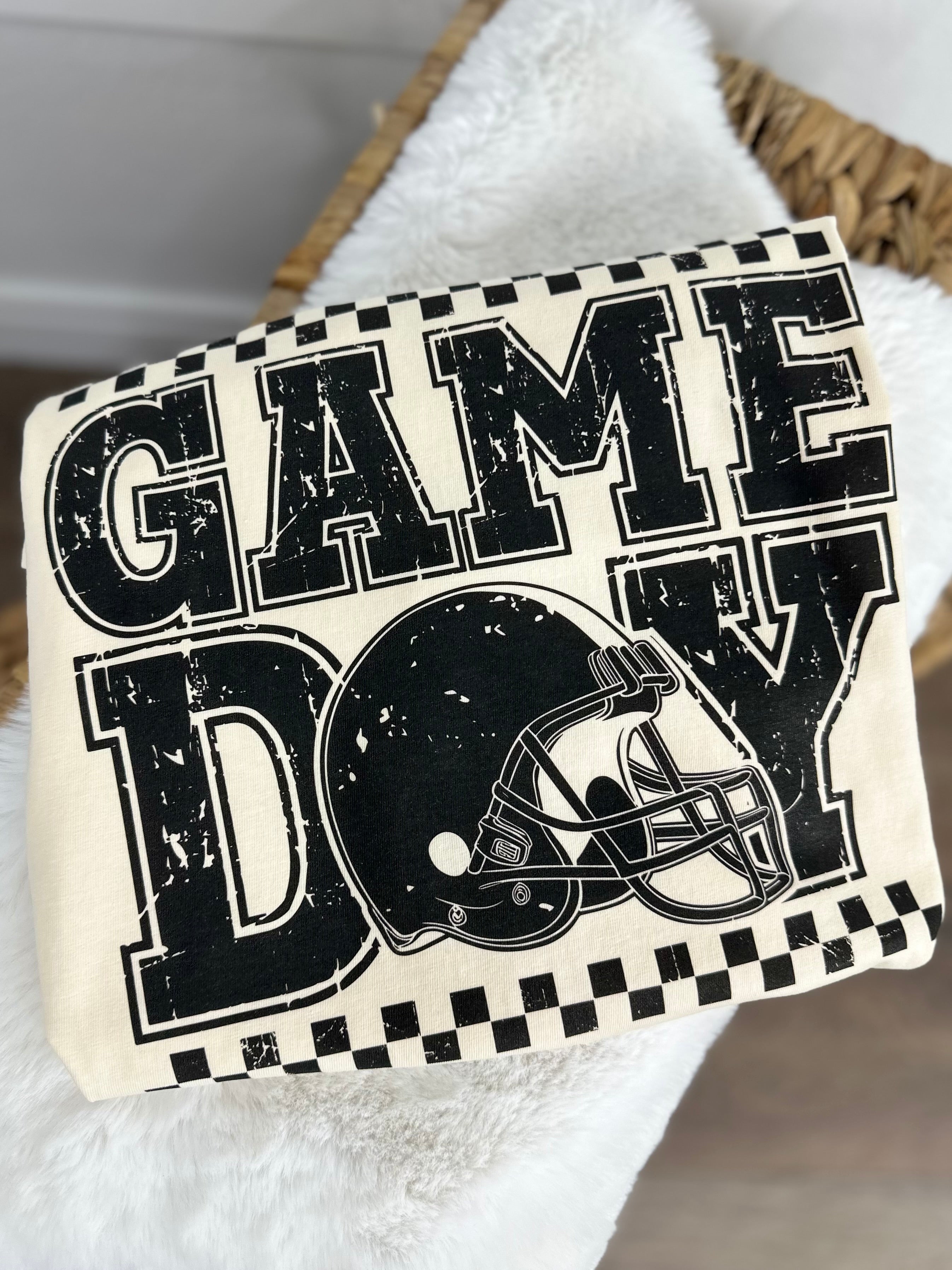 GAME DAY Graphic Tee (multiple color options) -361-130 Graphic Tees-Heathered Boho-Heathered Boho Boutique, Women's Fashion and Accessories in Palmetto, FL
