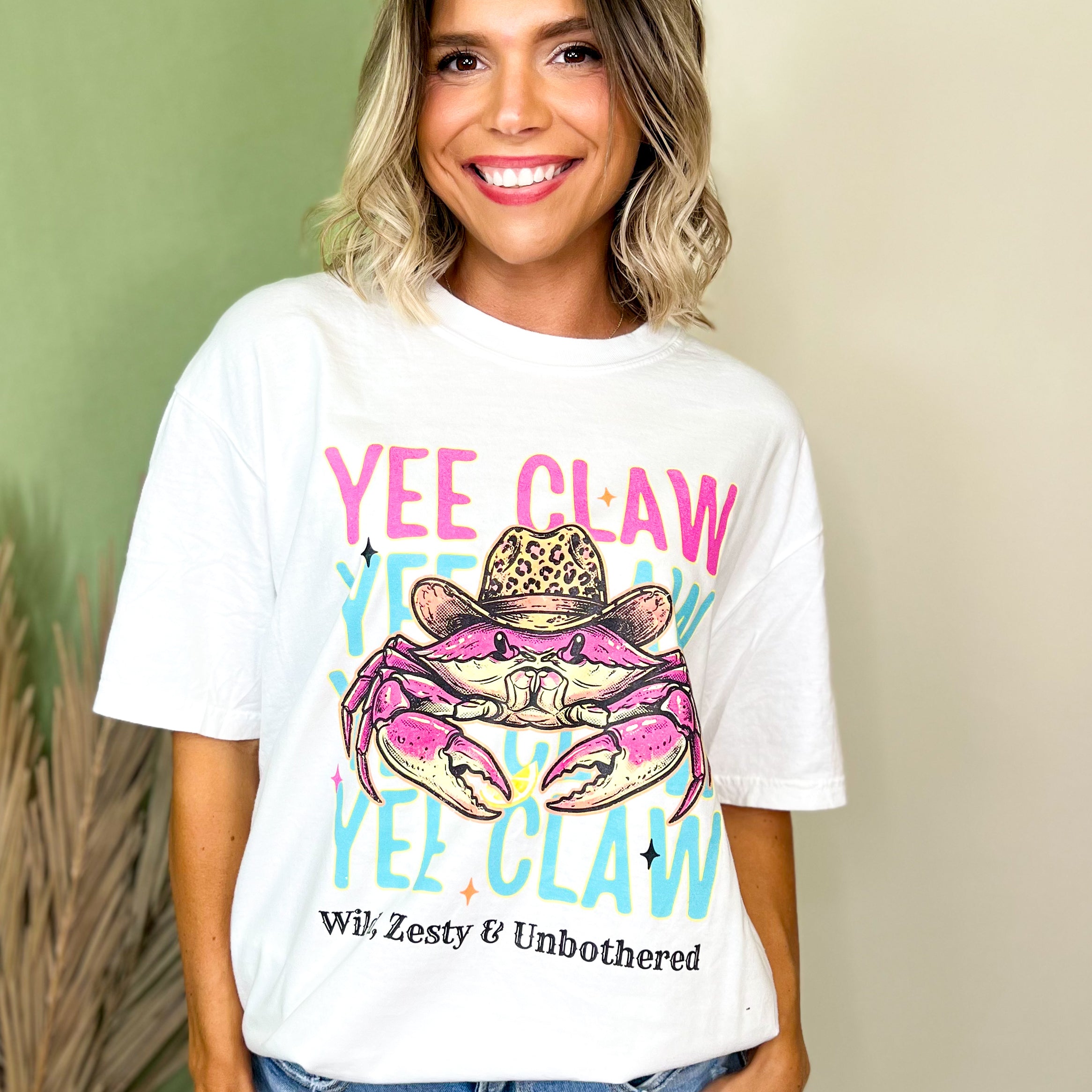 Yee Claw Graphic Tee-130 Graphic Tees-Heathered Boho-Heathered Boho Boutique, Women's Fashion and Accessories in Palmetto, FL