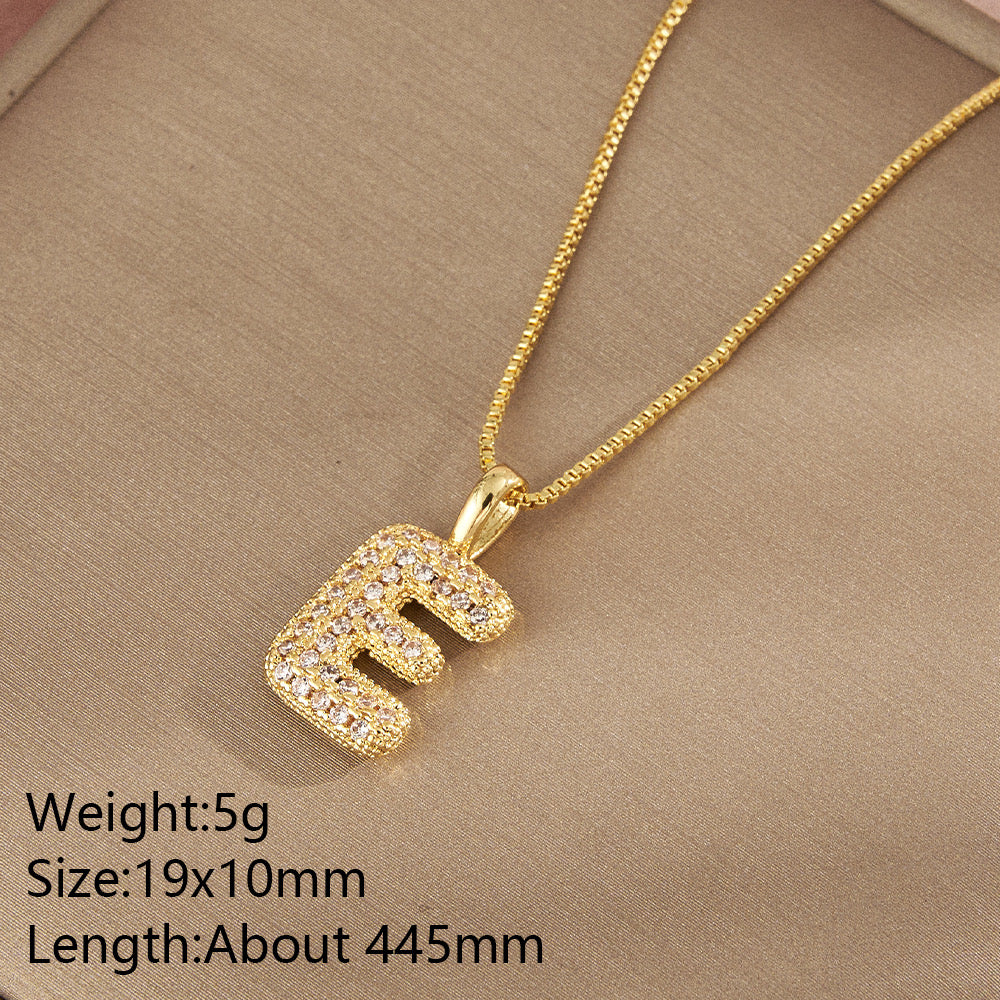 All About YOU Initial Necklace-310 JEWELRY-NIHAO JEWELRY-Heathered Boho Boutique, Women's Fashion and Accessories in Palmetto, FL