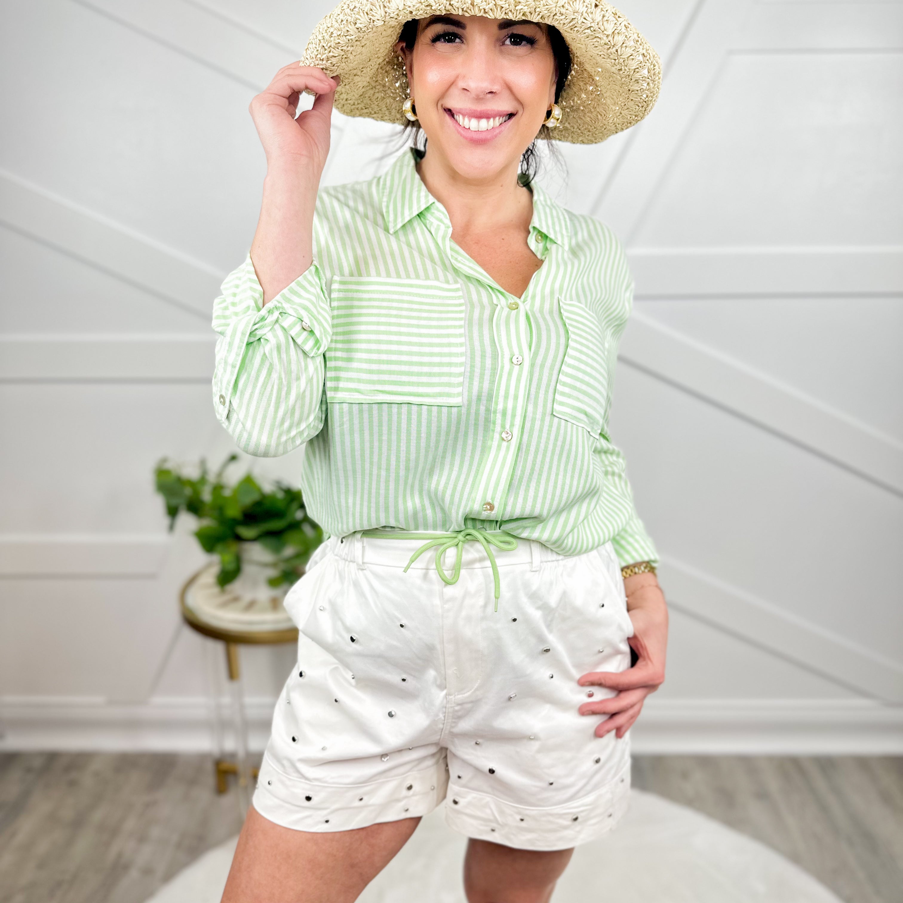 Katy Shorts-160 shorts-Cris Cris-Heathered Boho Boutique, Women's Fashion and Accessories in Palmetto, FL