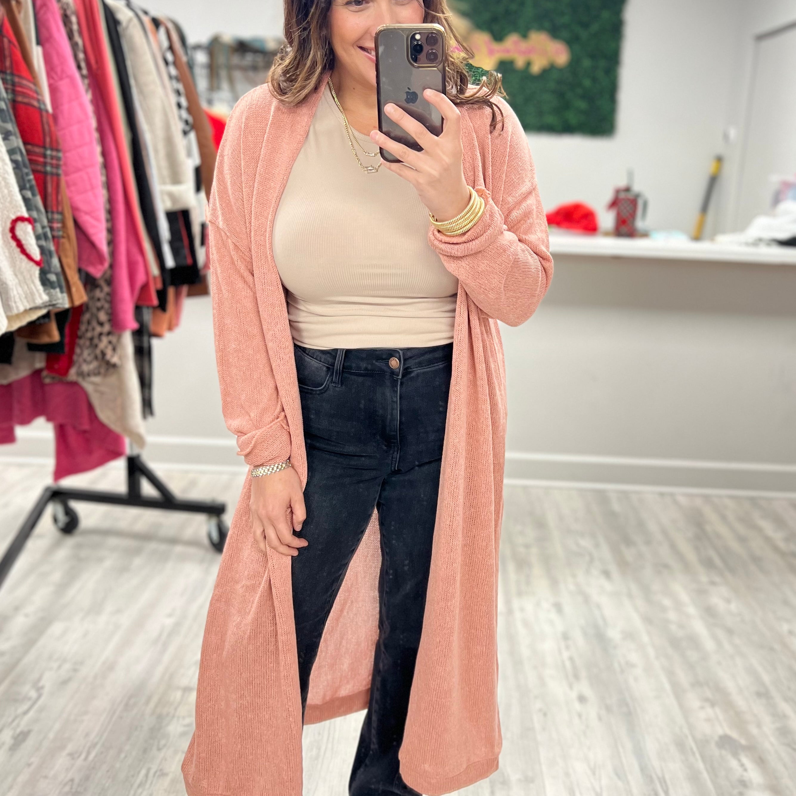 Hideaway Cardigan-220 Cardigans/ Kimonos-DEAR SCARLETT-Heathered Boho Boutique, Women's Fashion and Accessories in Palmetto, FL