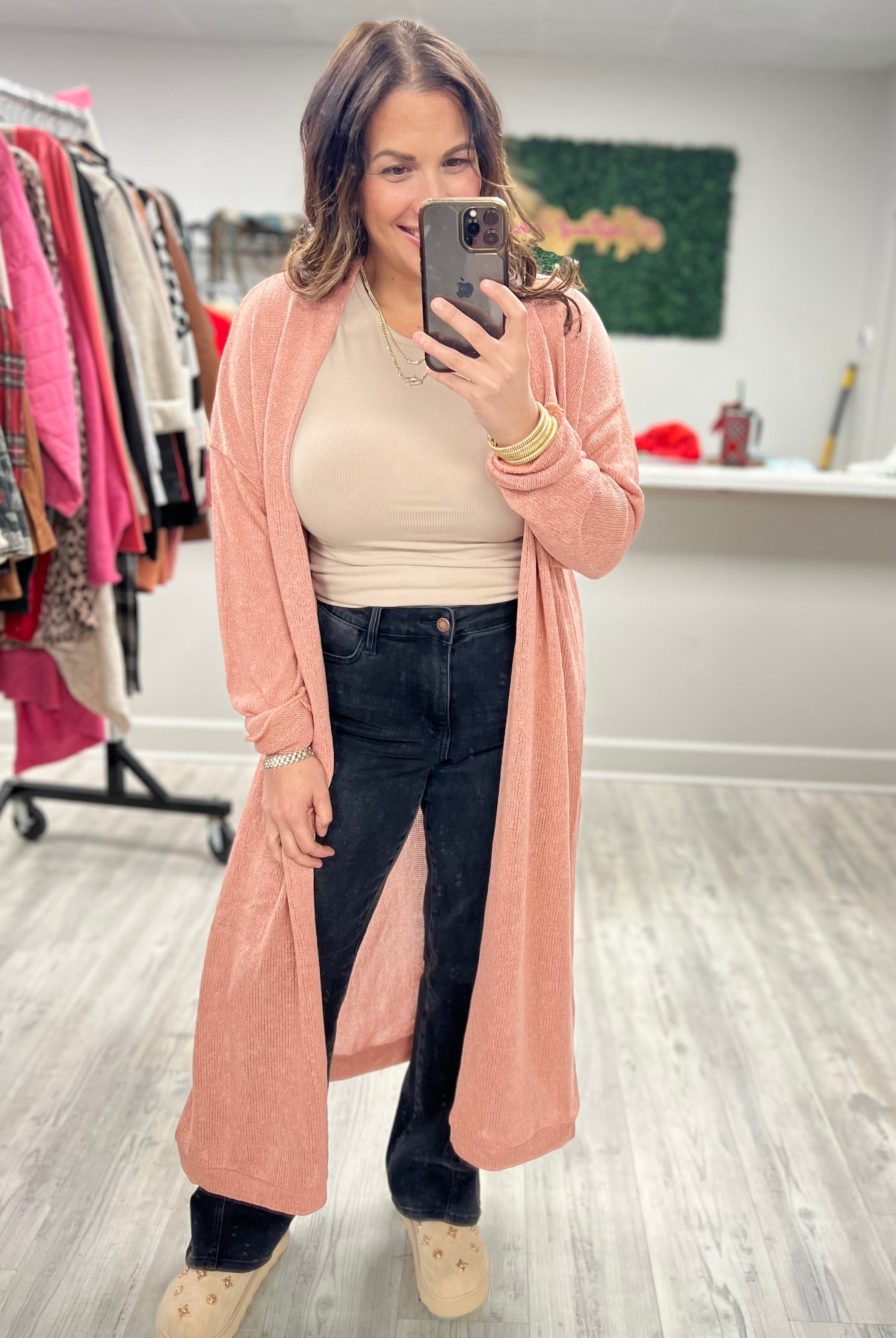 Hideaway Cardigan-220 Cardigans/ Kimonos-DEAR SCARLETT-Heathered Boho Boutique, Women's Fashion and Accessories in Palmetto, FL