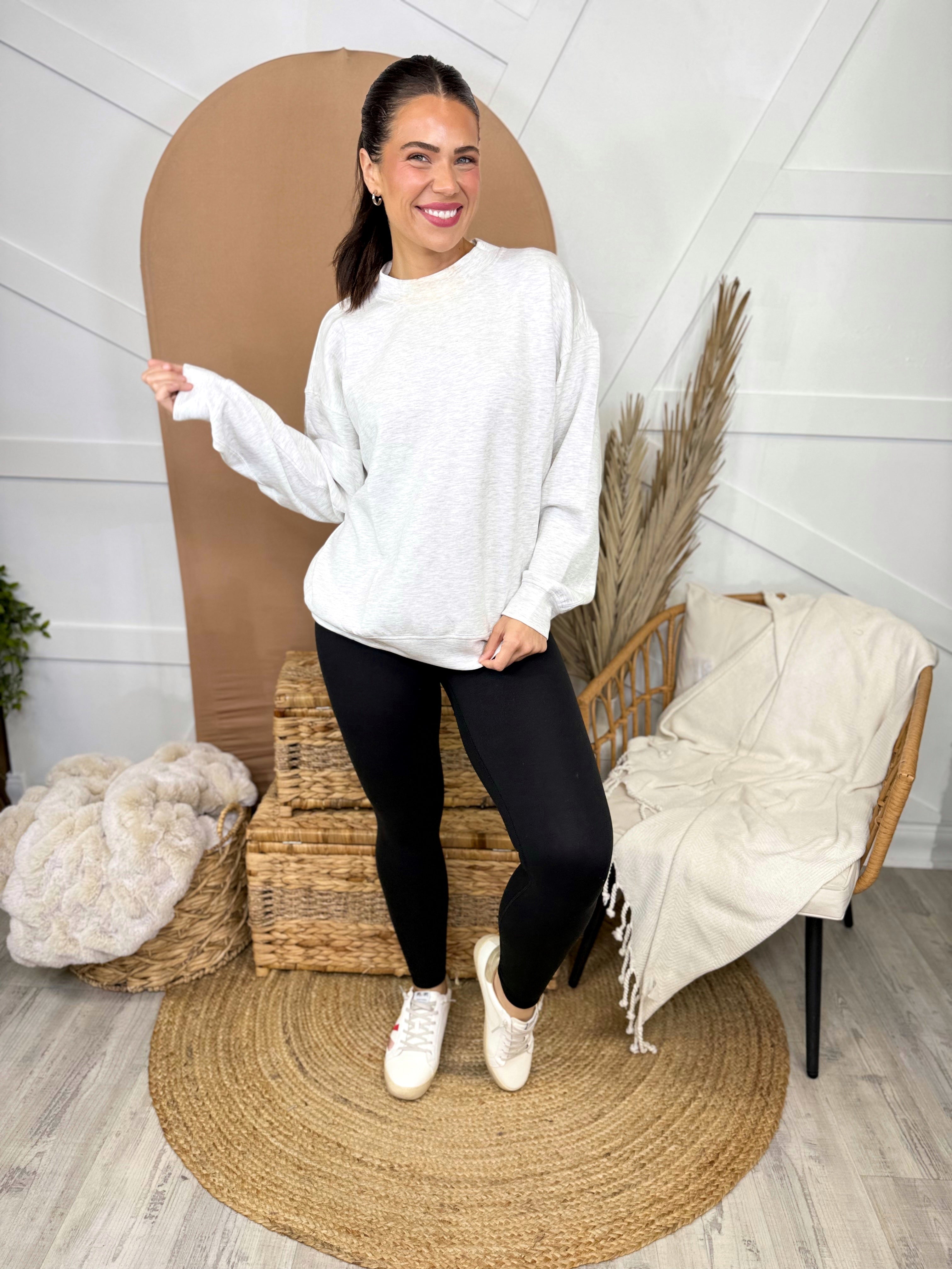 Final Stretch Pullover-120 LONG SLEEVE TOPS-RAE MODE-Heathered Boho Boutique, Women's Fashion and Accessories in Palmetto, FL