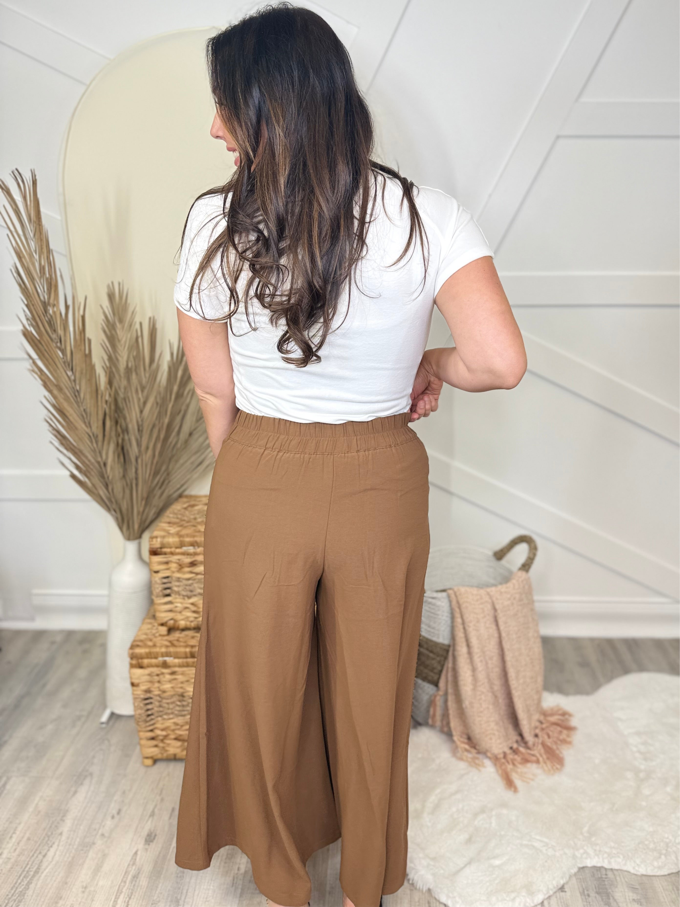 Ensemble Wide Leg Pants-150 PANTS-SEW IN LOVE-Heathered Boho Boutique, Women's Fashion and Accessories in Palmetto, FL