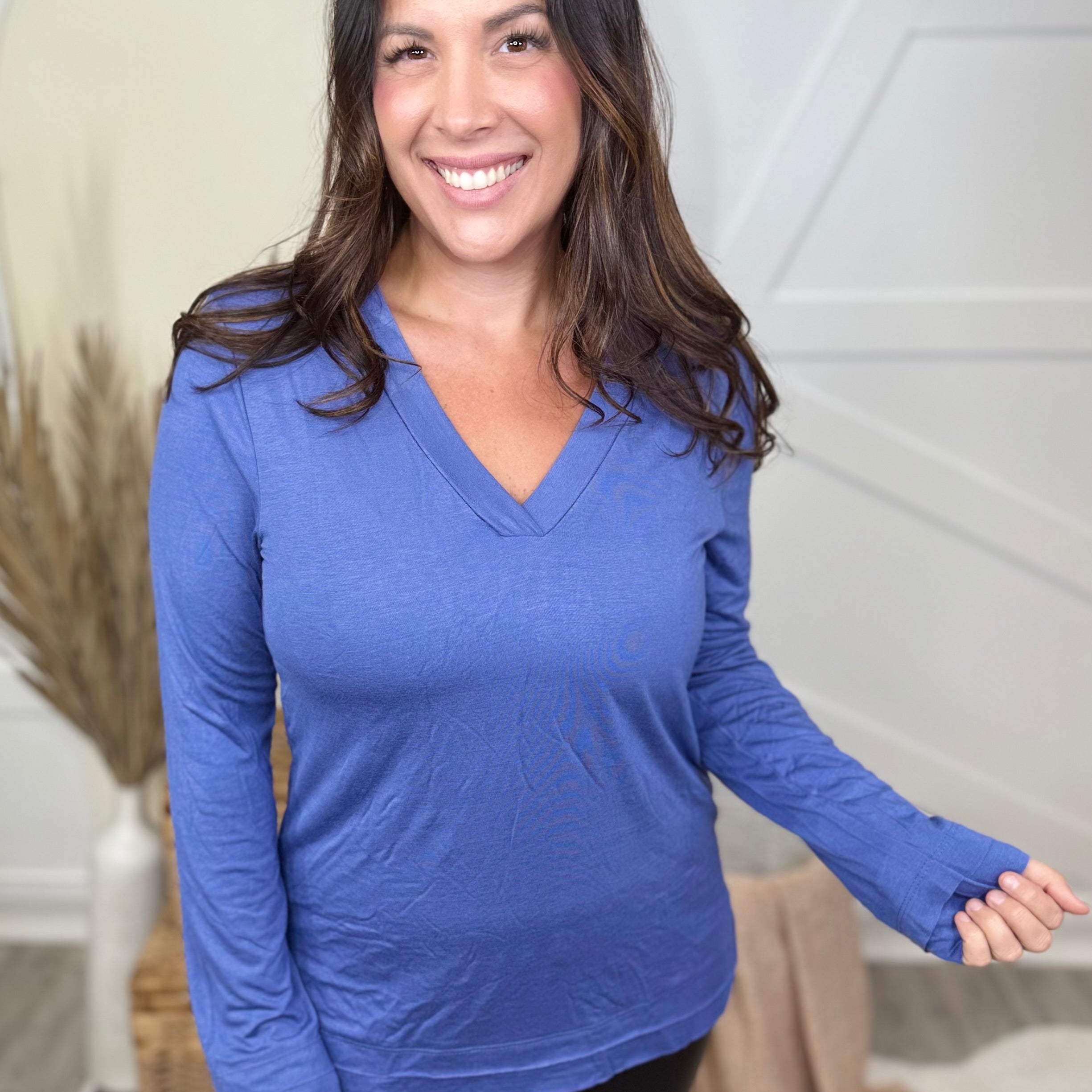 Work It Long Sleeve Top-120 LONG SLEEVE TOPS-SEW IN LOVE-Heathered Boho Boutique, Women's Fashion and Accessories in Palmetto, FL