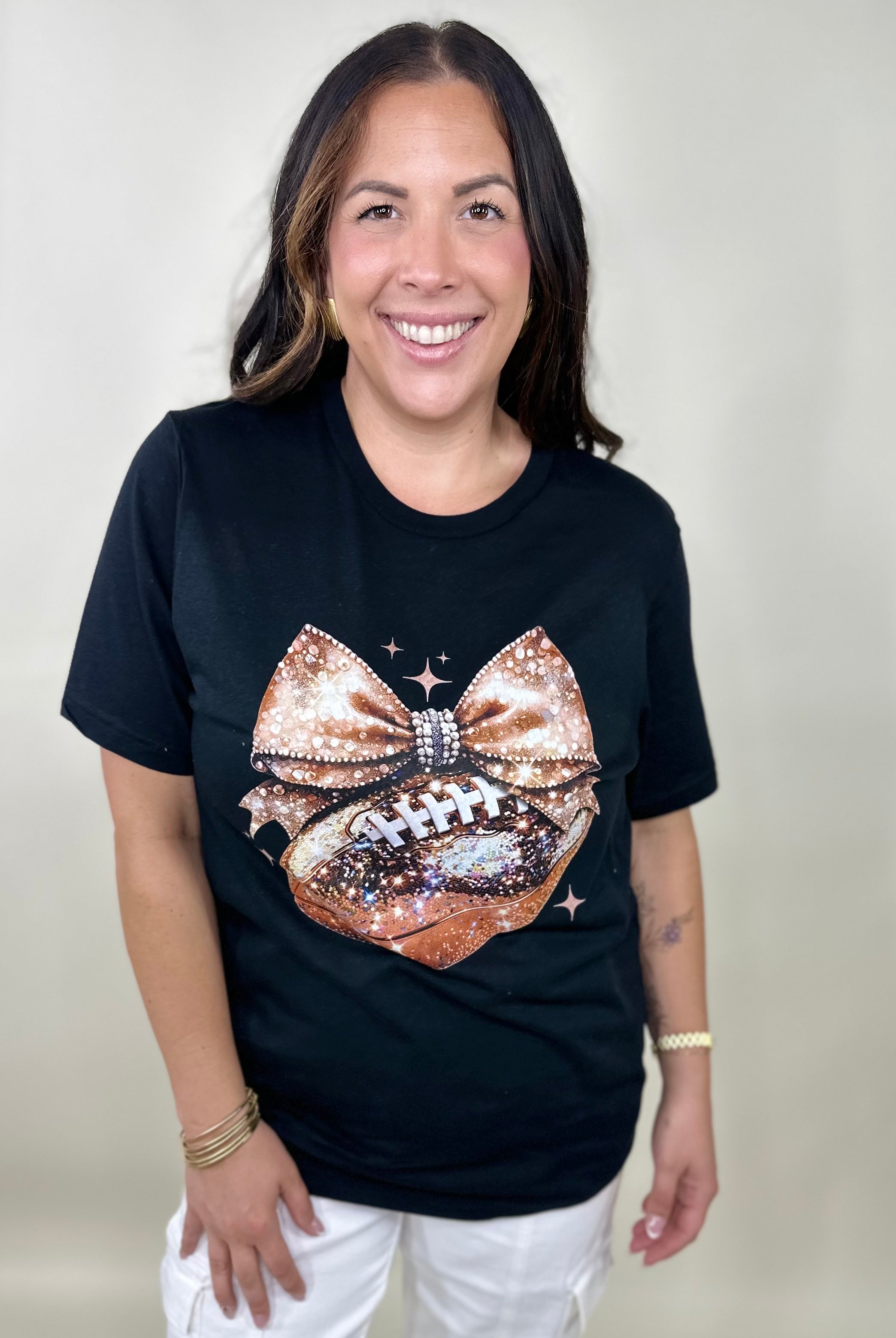 Boujee Ball Graphic Tee-130 Graphic Tees-Heathered Boho-Heathered Boho Boutique, Women's Fashion and Accessories in Palmetto, FL